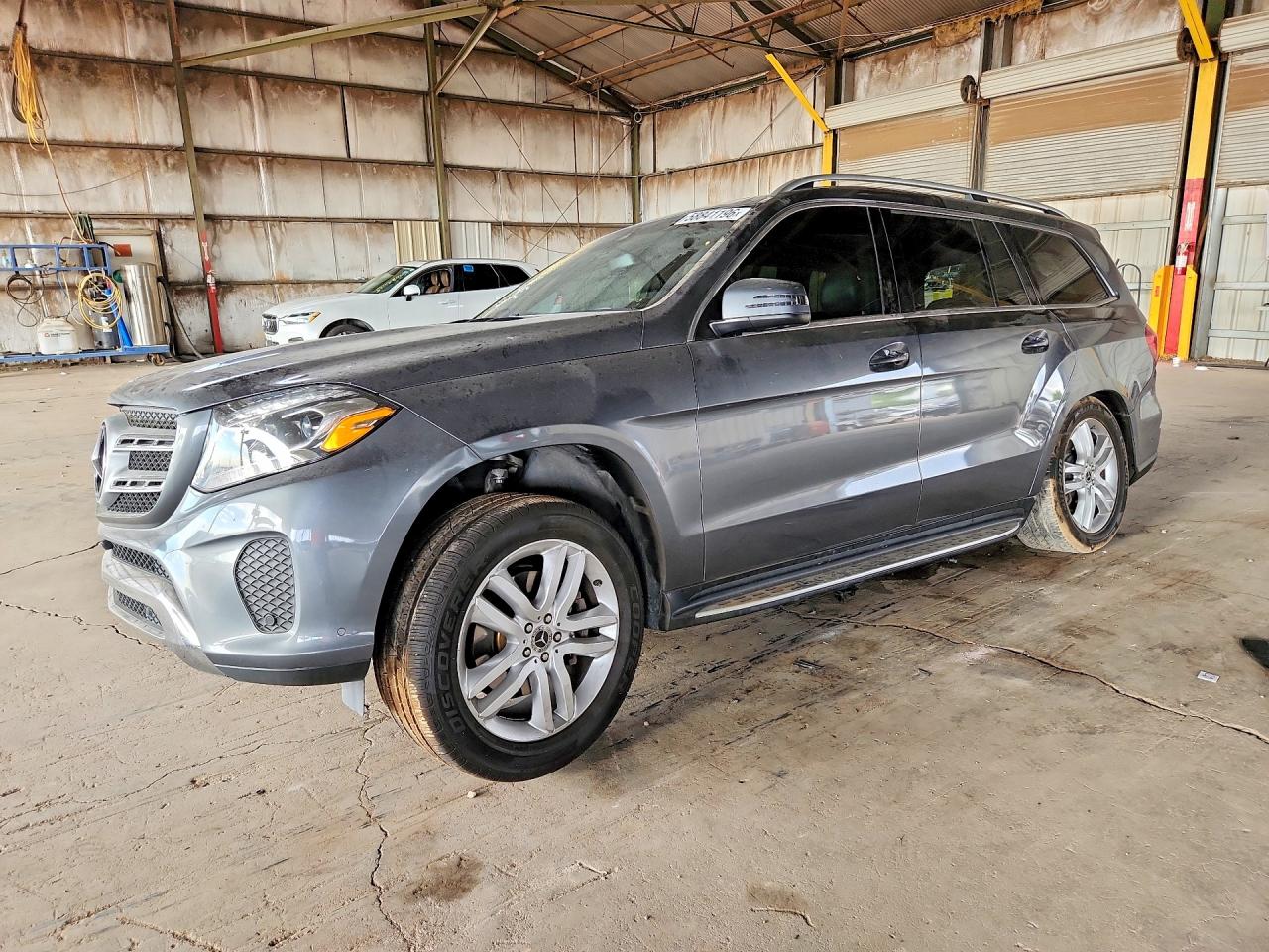 2018 Mercedes-benz Gls 450 4matic Gray vin: 4JGDF6EE2JB073105
