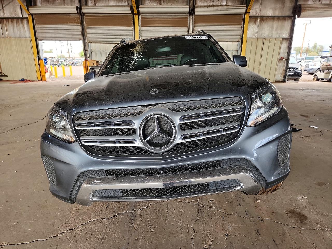 2018 Mercedes-benz Gls 450 4matic Gray vin: 4JGDF6EE2JB073105