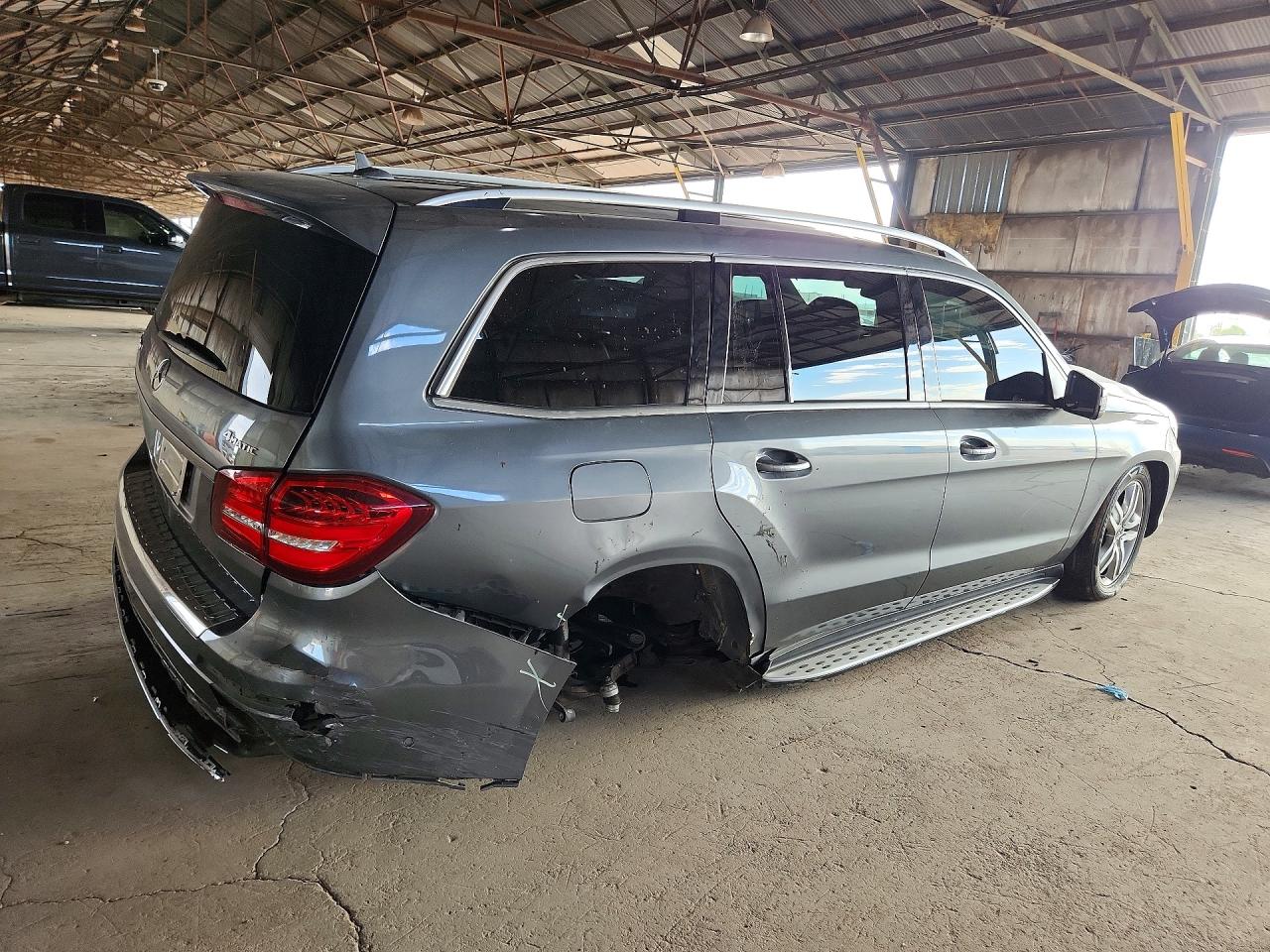 2018 Mercedes-benz Gls 450 4matic Gray vin: 4JGDF6EE2JB073105