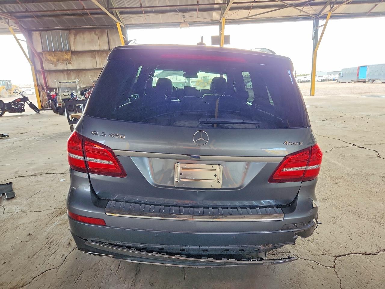2018 Mercedes-benz Gls 450 4matic Gray vin: 4JGDF6EE2JB073105