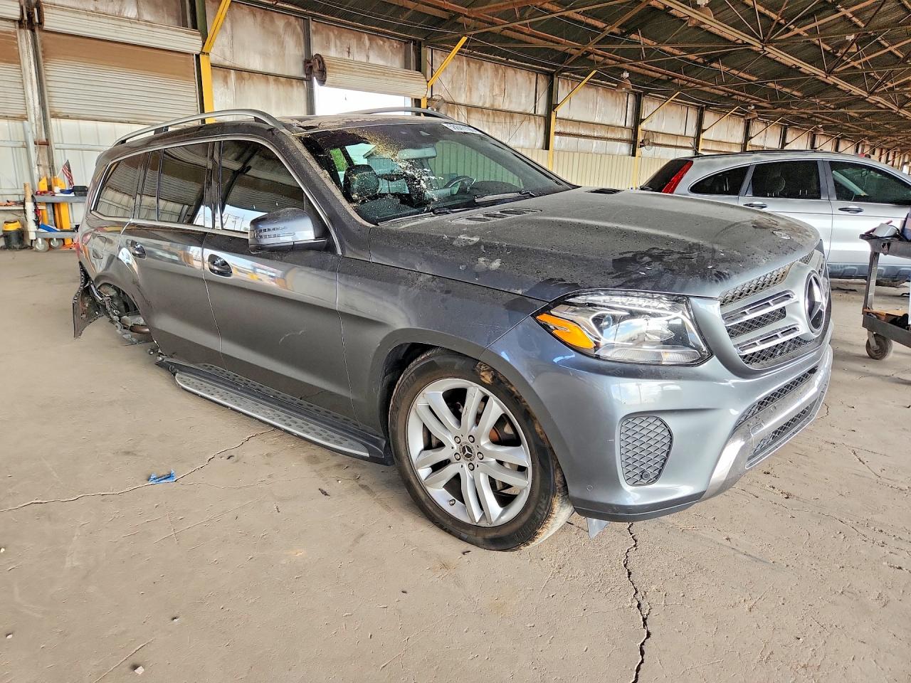 2018 Mercedes-benz Gls 450 4matic Gray vin: 4JGDF6EE2JB073105