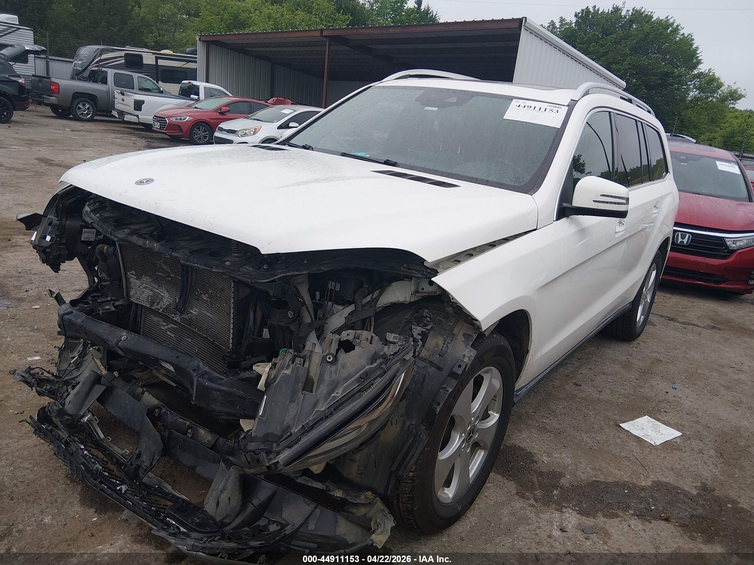 2018 Mercedes-benz Gls 450 4matic White vin: 4JGDF6EE2JB149938