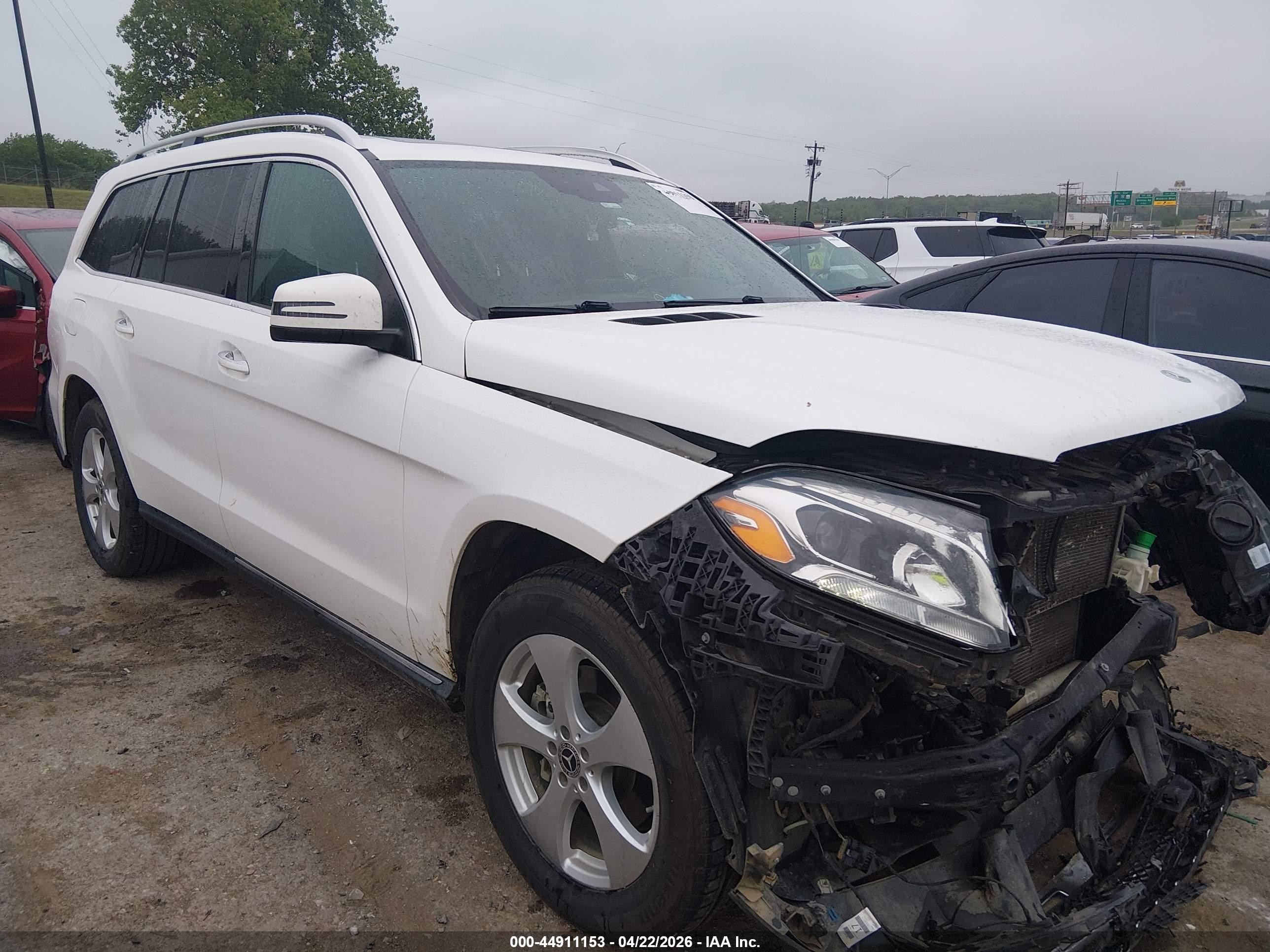 2018 Mercedes-benz Gls 450 4matic White vin: 4JGDF6EE2JB149938