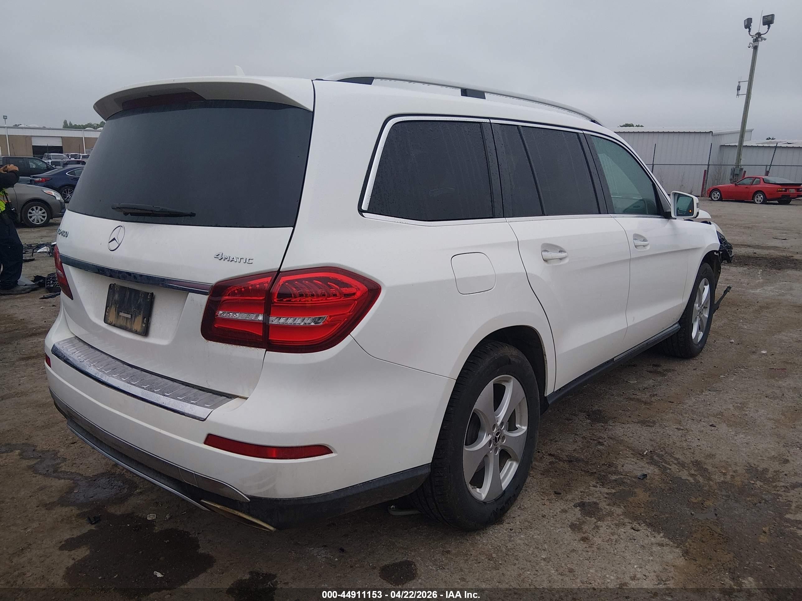 2018 Mercedes-benz Gls 450 4matic White vin: 4JGDF6EE2JB149938
