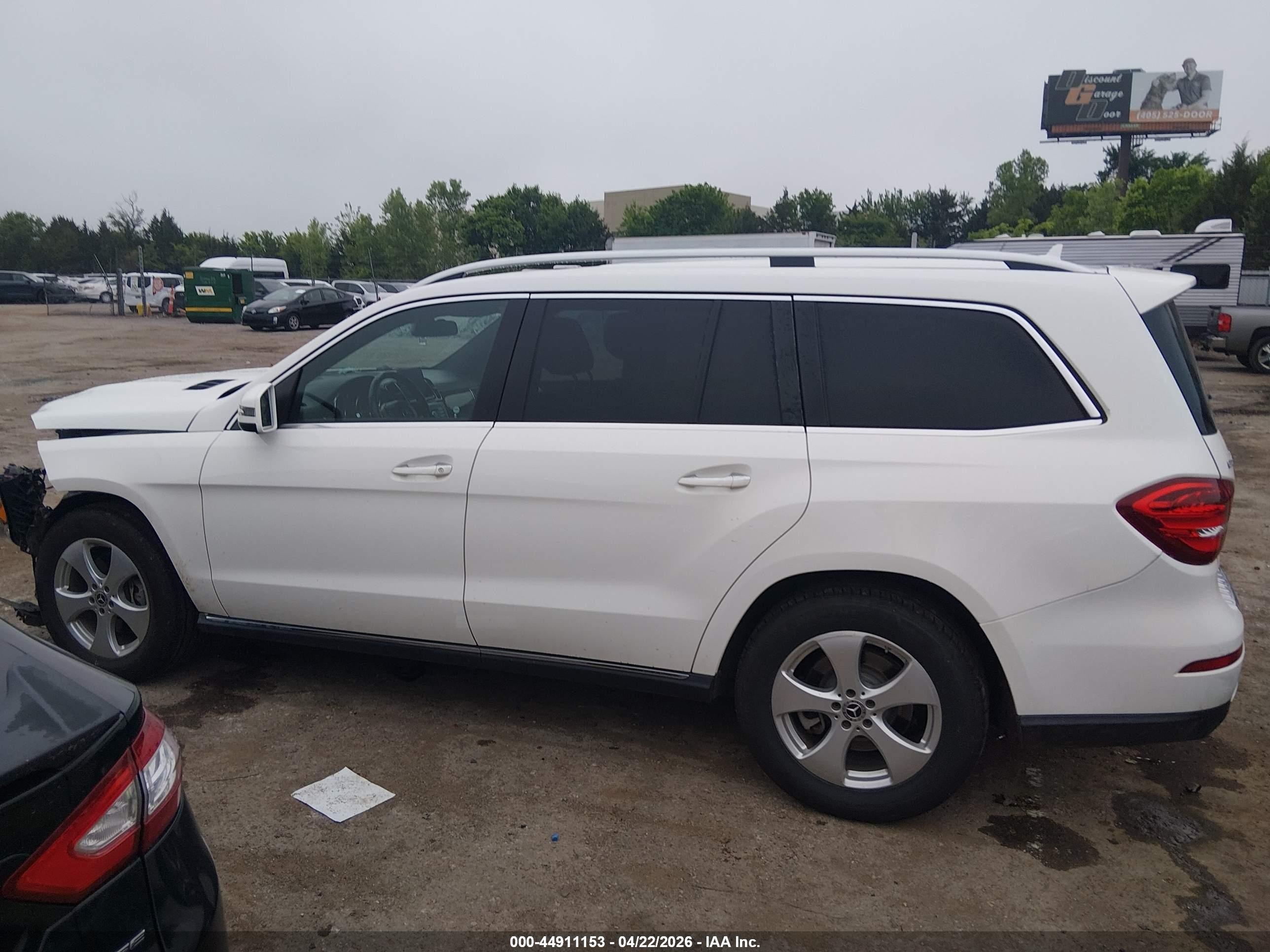 2018 Mercedes-benz Gls 450 4matic White vin: 4JGDF6EE2JB149938