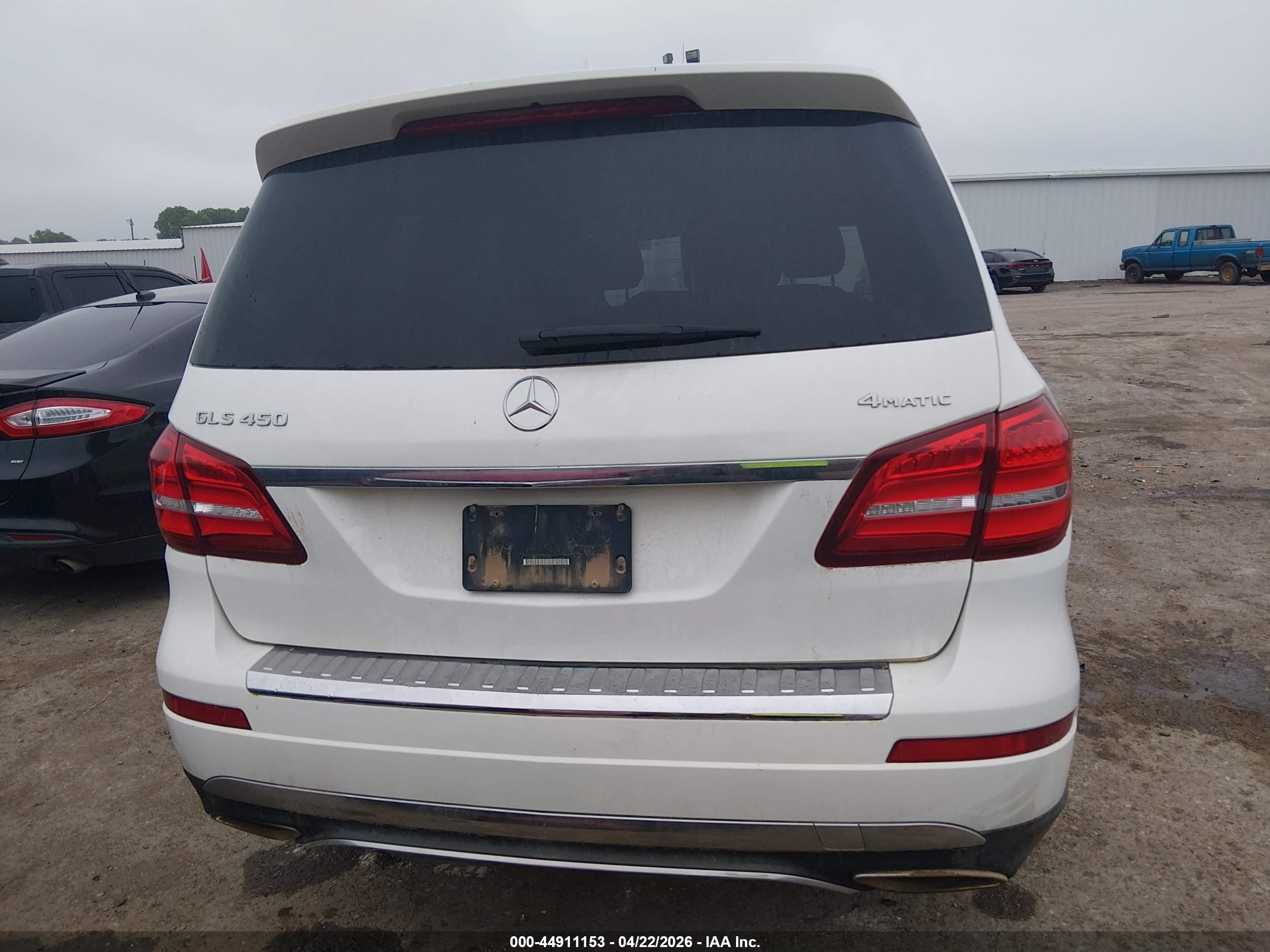 2018 Mercedes-benz Gls 450 4matic White vin: 4JGDF6EE2JB149938