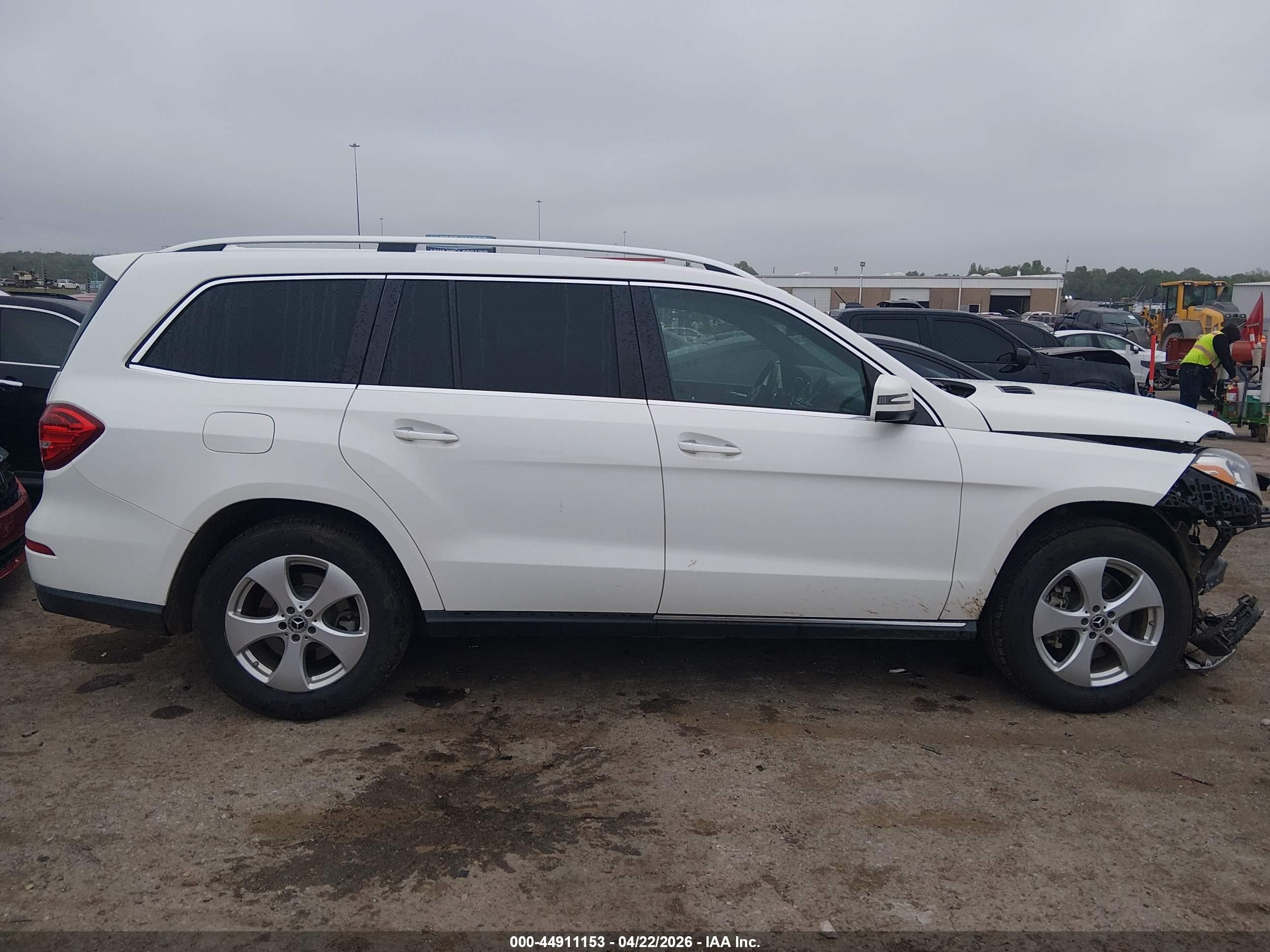 2018 Mercedes-benz Gls 450 4matic White vin: 4JGDF6EE2JB149938