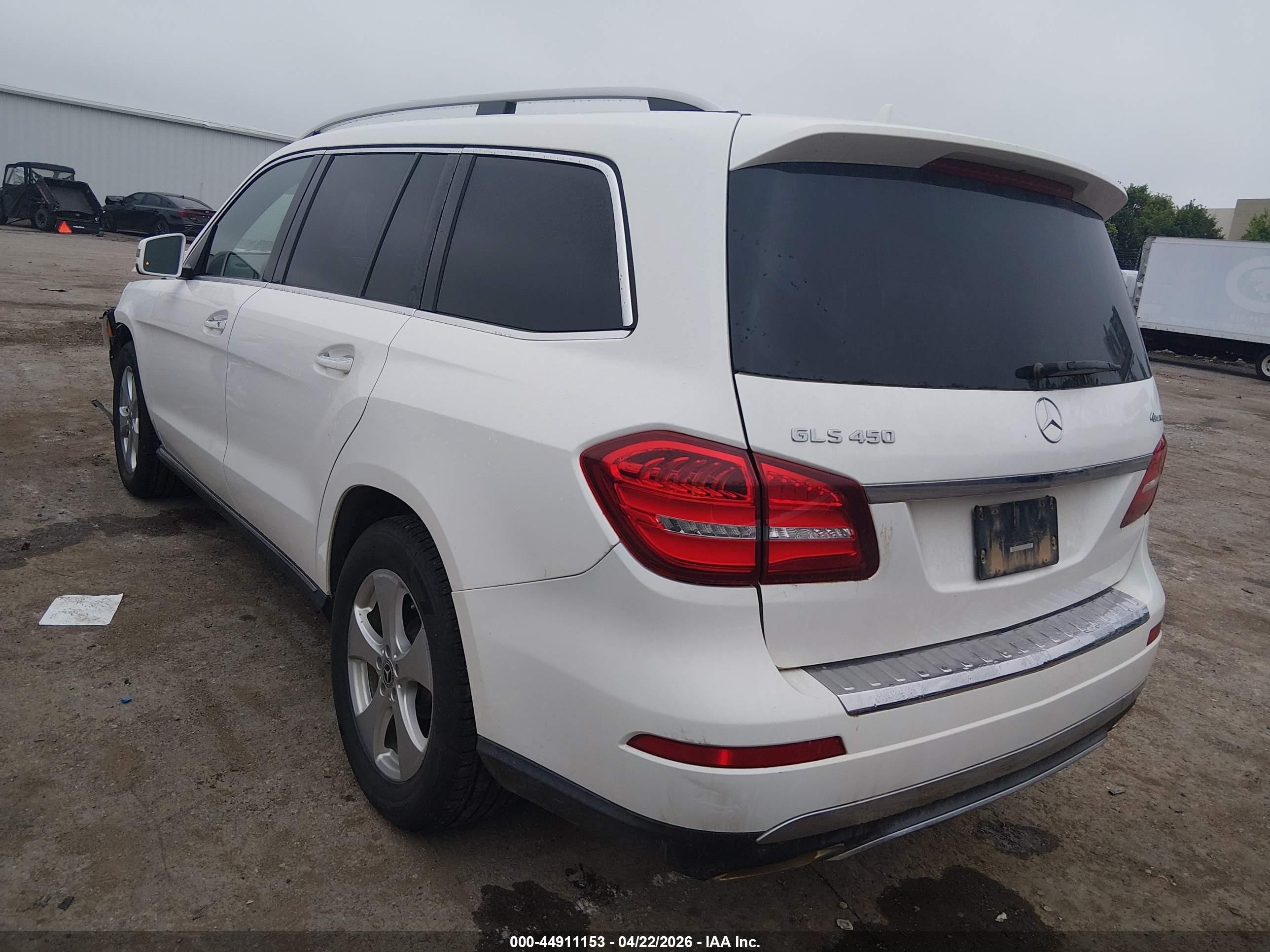 2018 Mercedes-benz Gls 450 4matic White vin: 4JGDF6EE2JB149938
