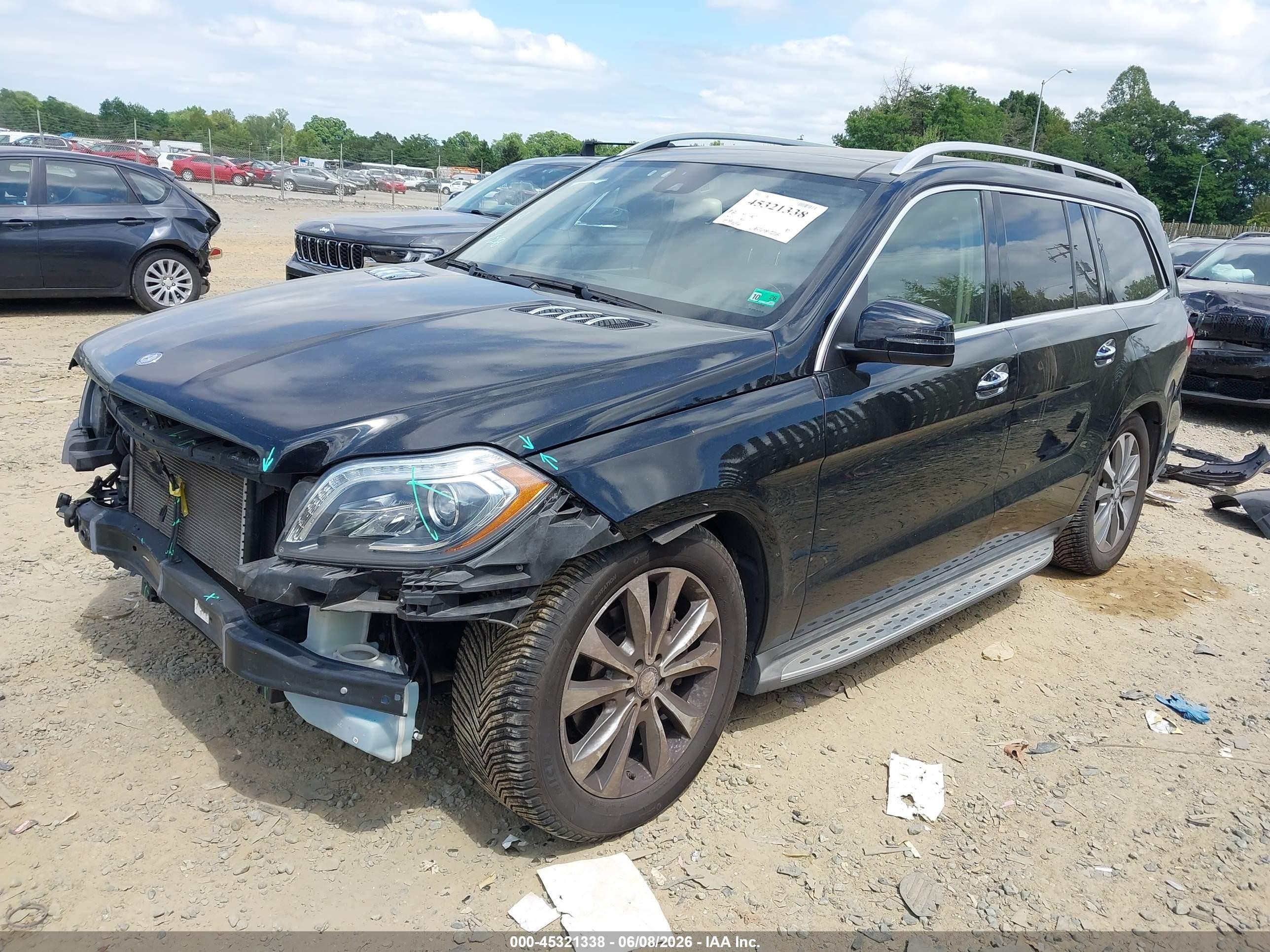 2015 Mercedes-benz Gl 450 4matic Black vin: 4JGDF6EE3FA505424