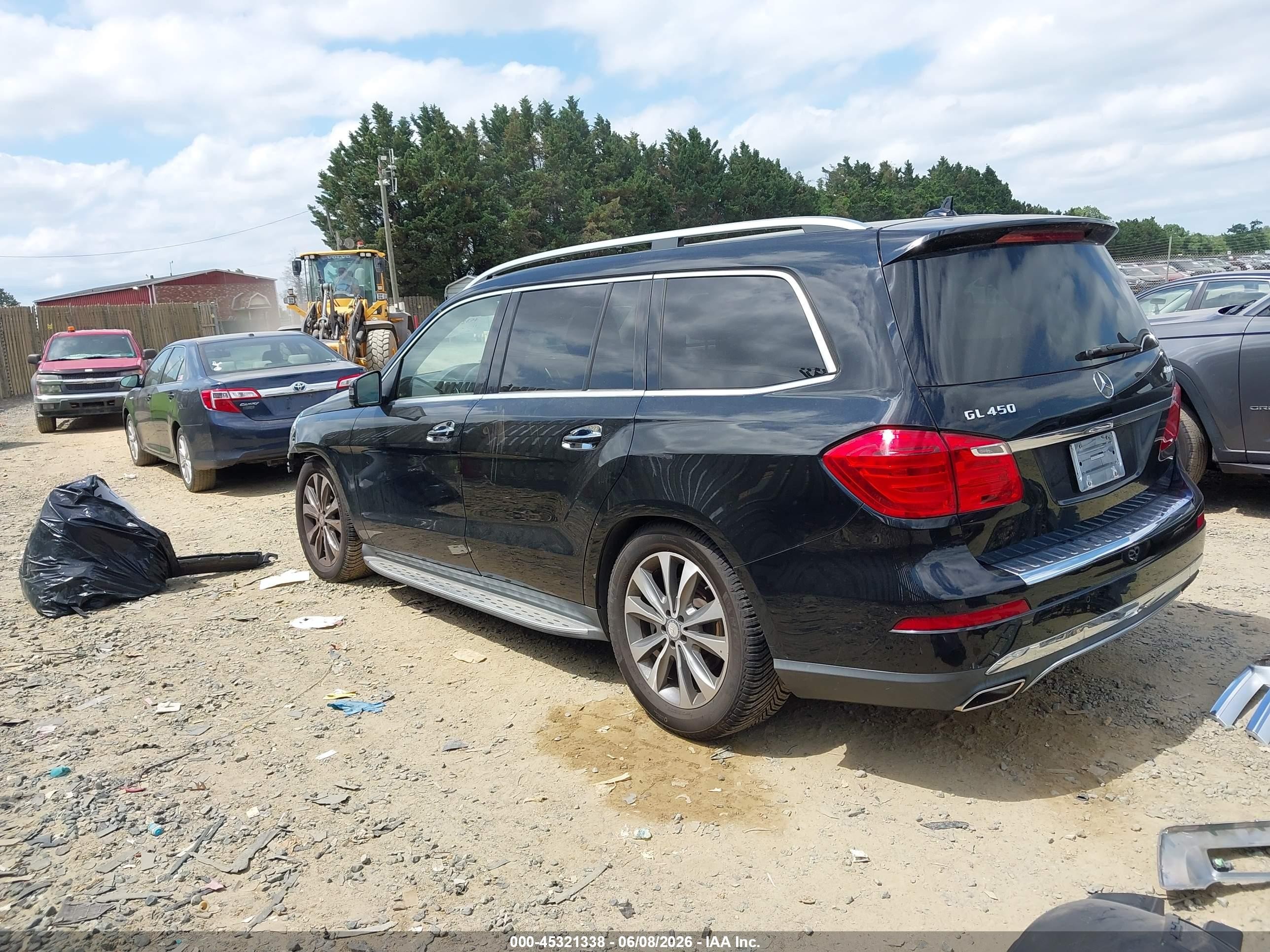 2015 Mercedes-benz Gl 450 4matic Black vin: 4JGDF6EE3FA505424