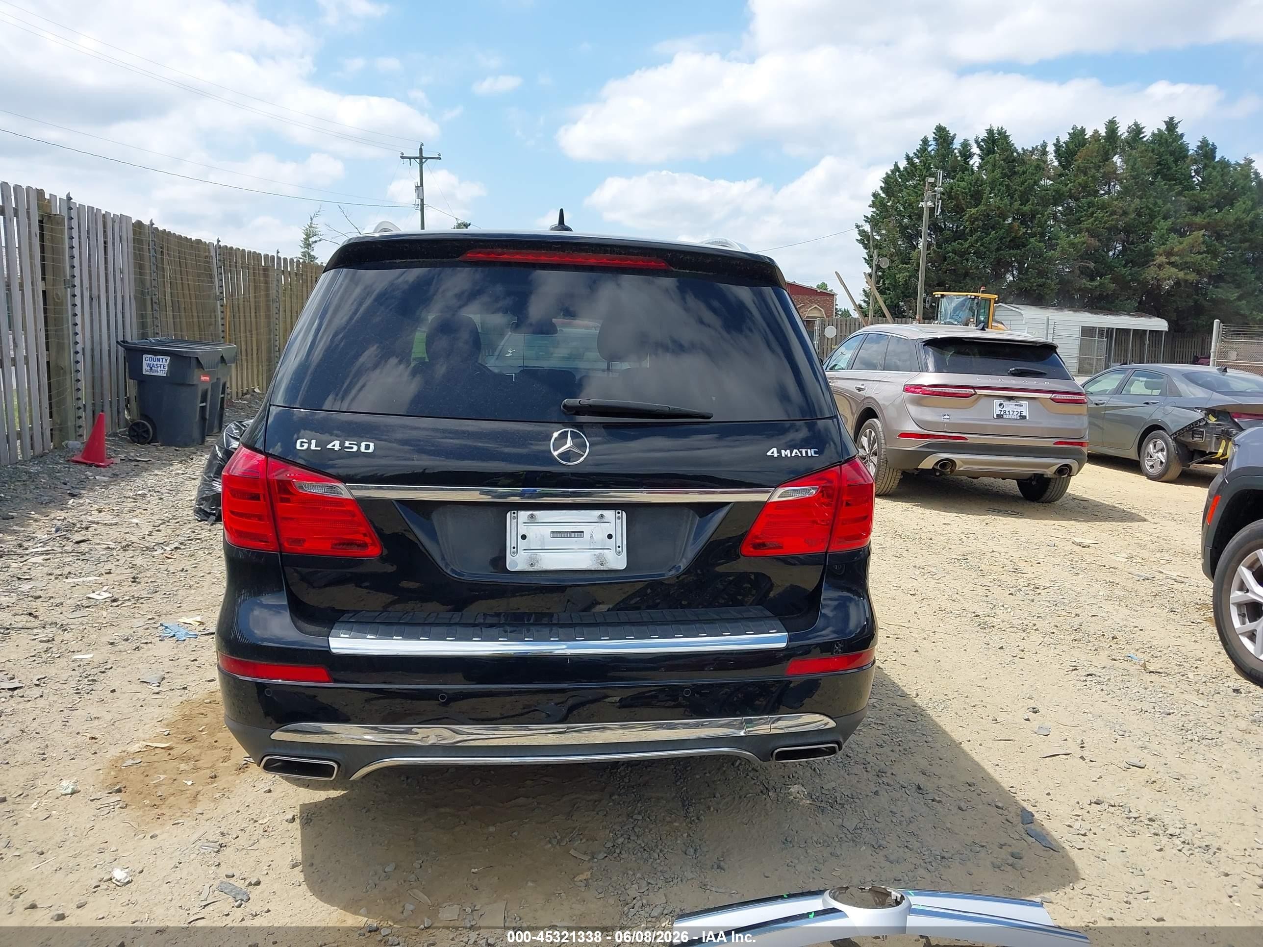 2015 Mercedes-benz Gl 450 4matic Black vin: 4JGDF6EE3FA505424