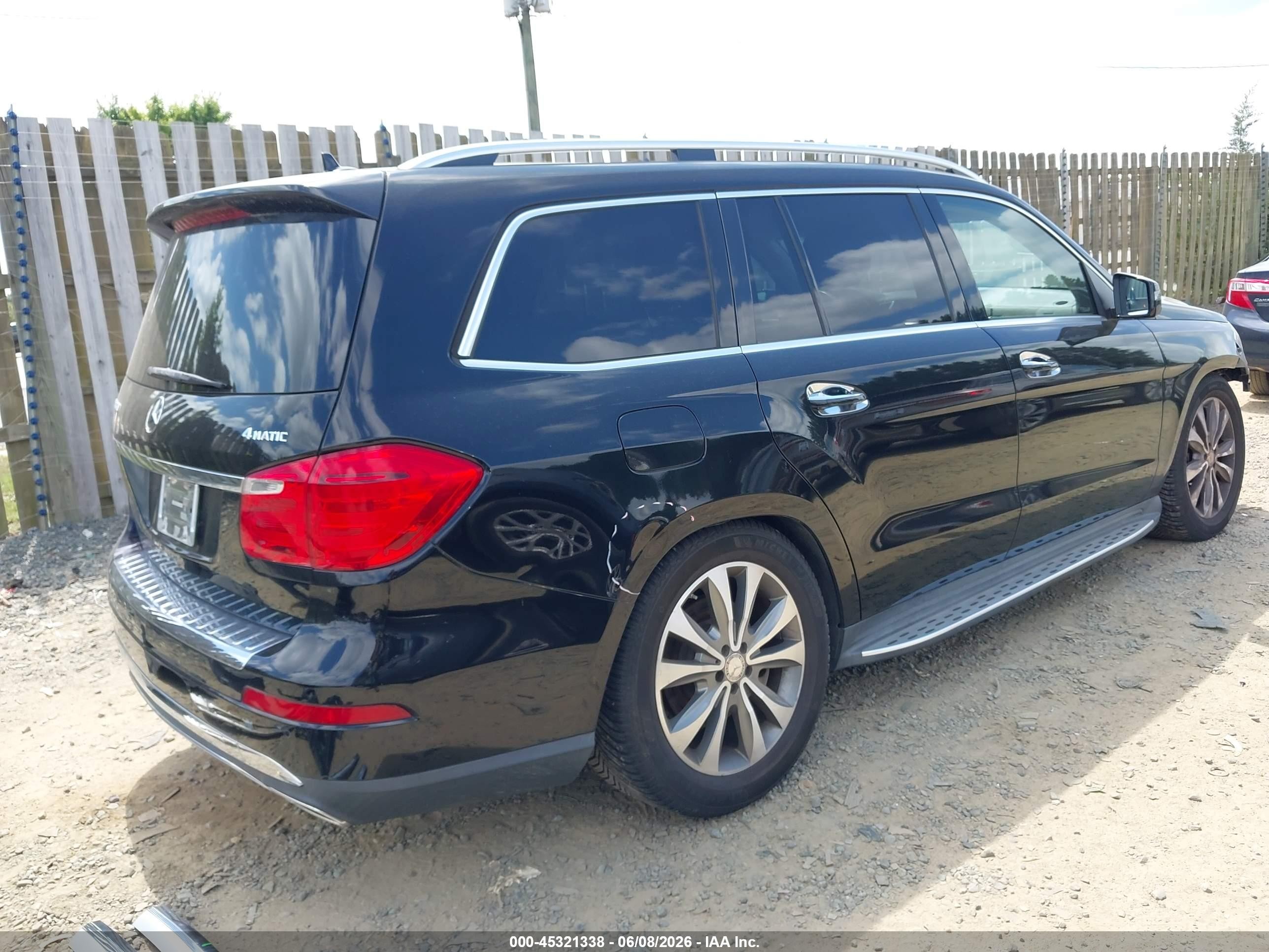 2015 Mercedes-benz Gl 450 4matic Black vin: 4JGDF6EE3FA505424