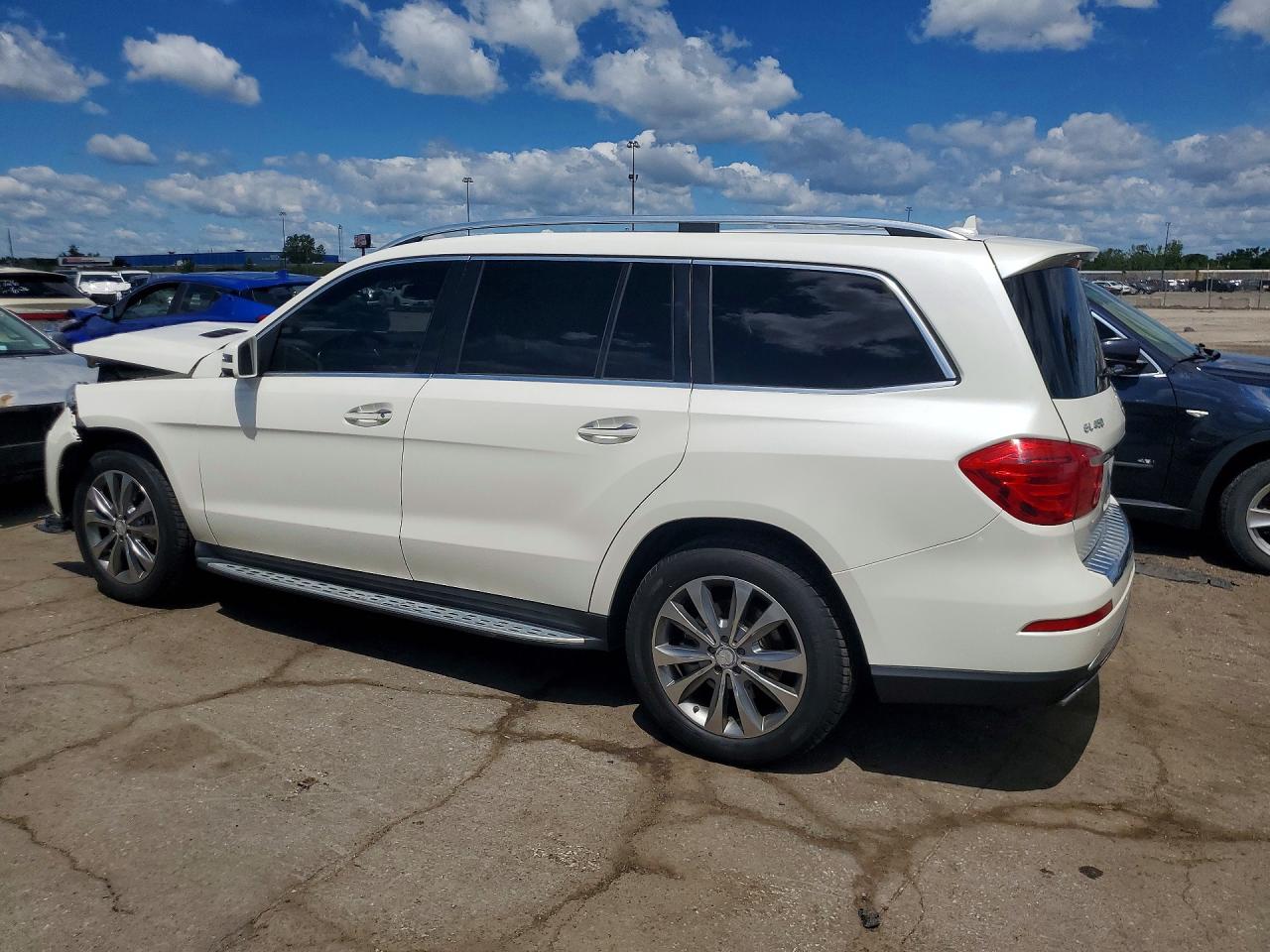 2015 Mercedes-benz Gl 450 4matic White vin: 4JGDF6EE3FA508050