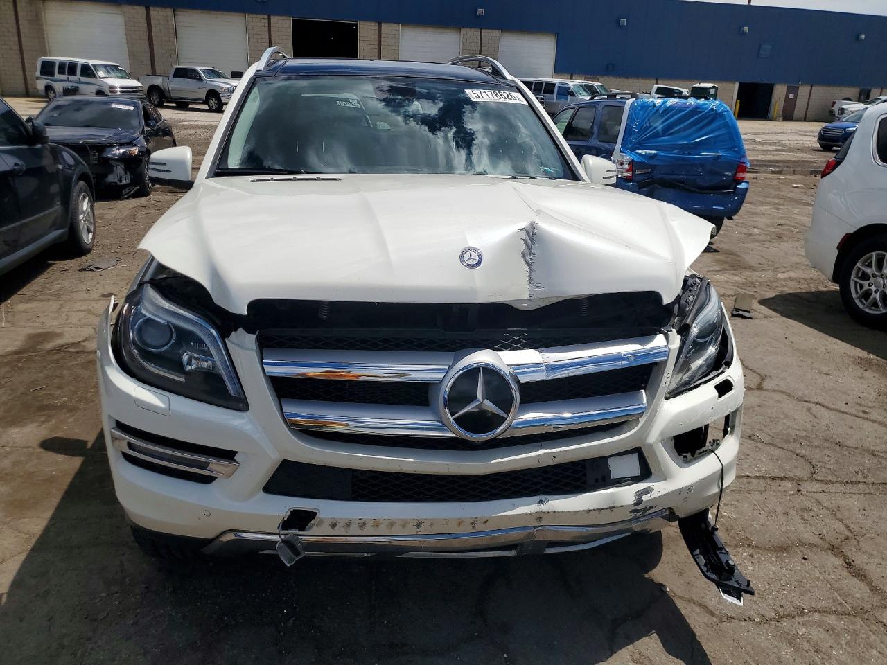 2015 Mercedes-benz Gl 450 4matic White vin: 4JGDF6EE3FA508050