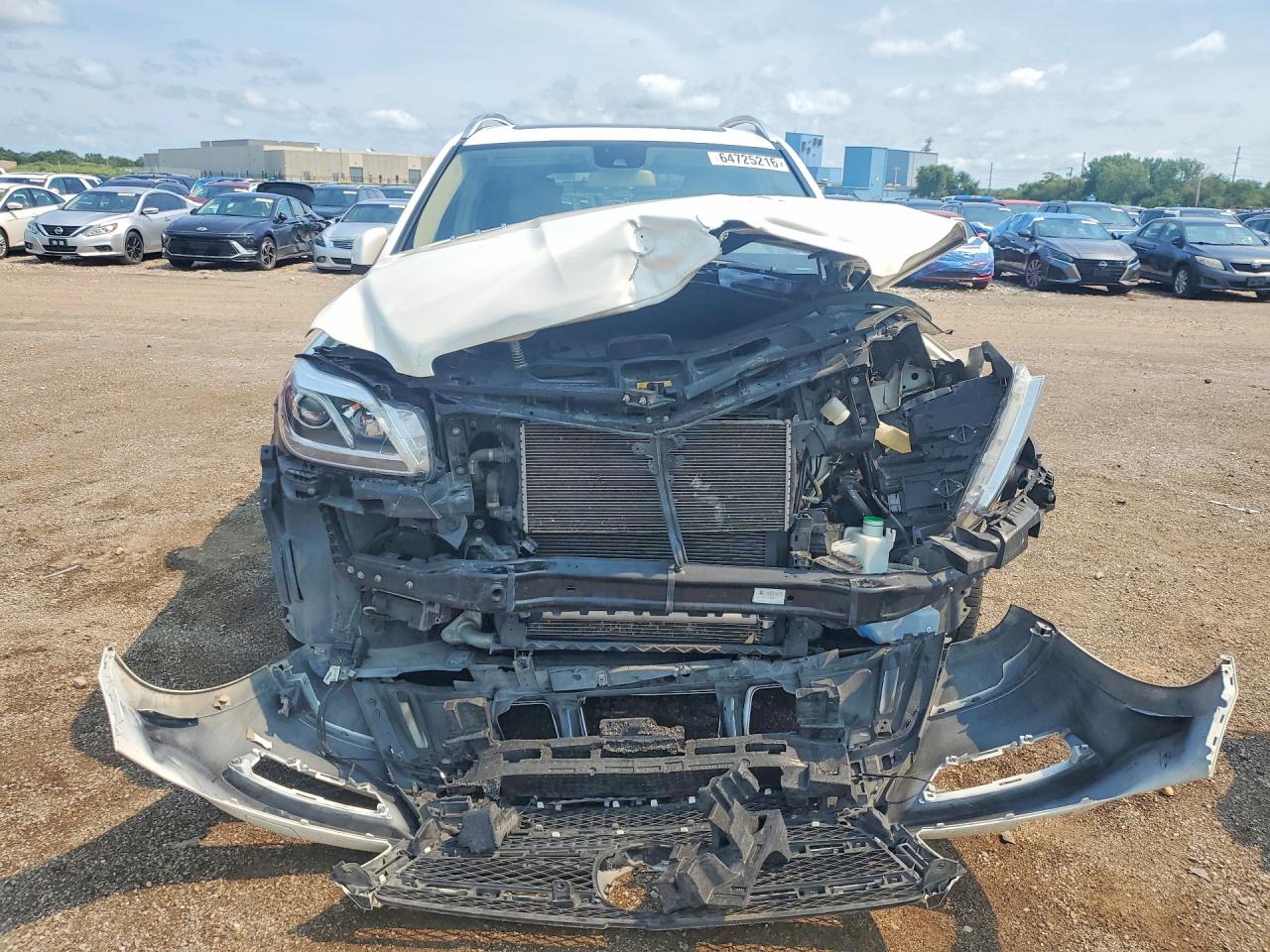 2015 Mercedes-benz Gl 450 4matic White vin: 4JGDF6EE3FA531473