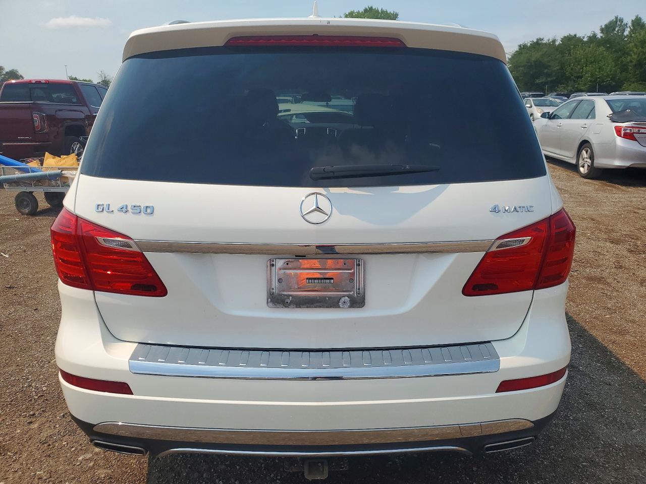 2015 Mercedes-benz Gl 450 4matic White vin: 4JGDF6EE3FA531473