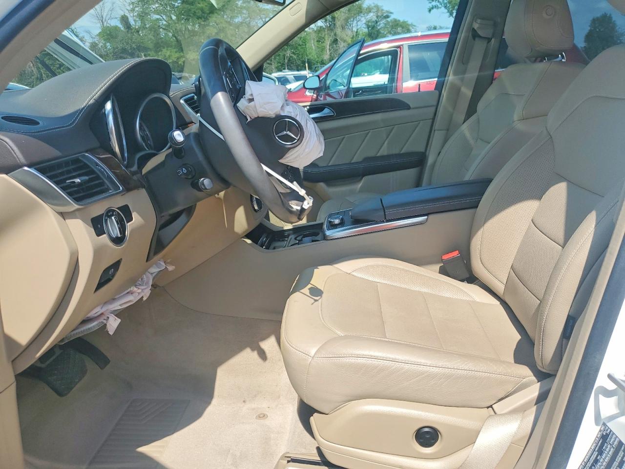 2015 Mercedes-benz Gl 450 4matic White vin: 4JGDF6EE3FA531473