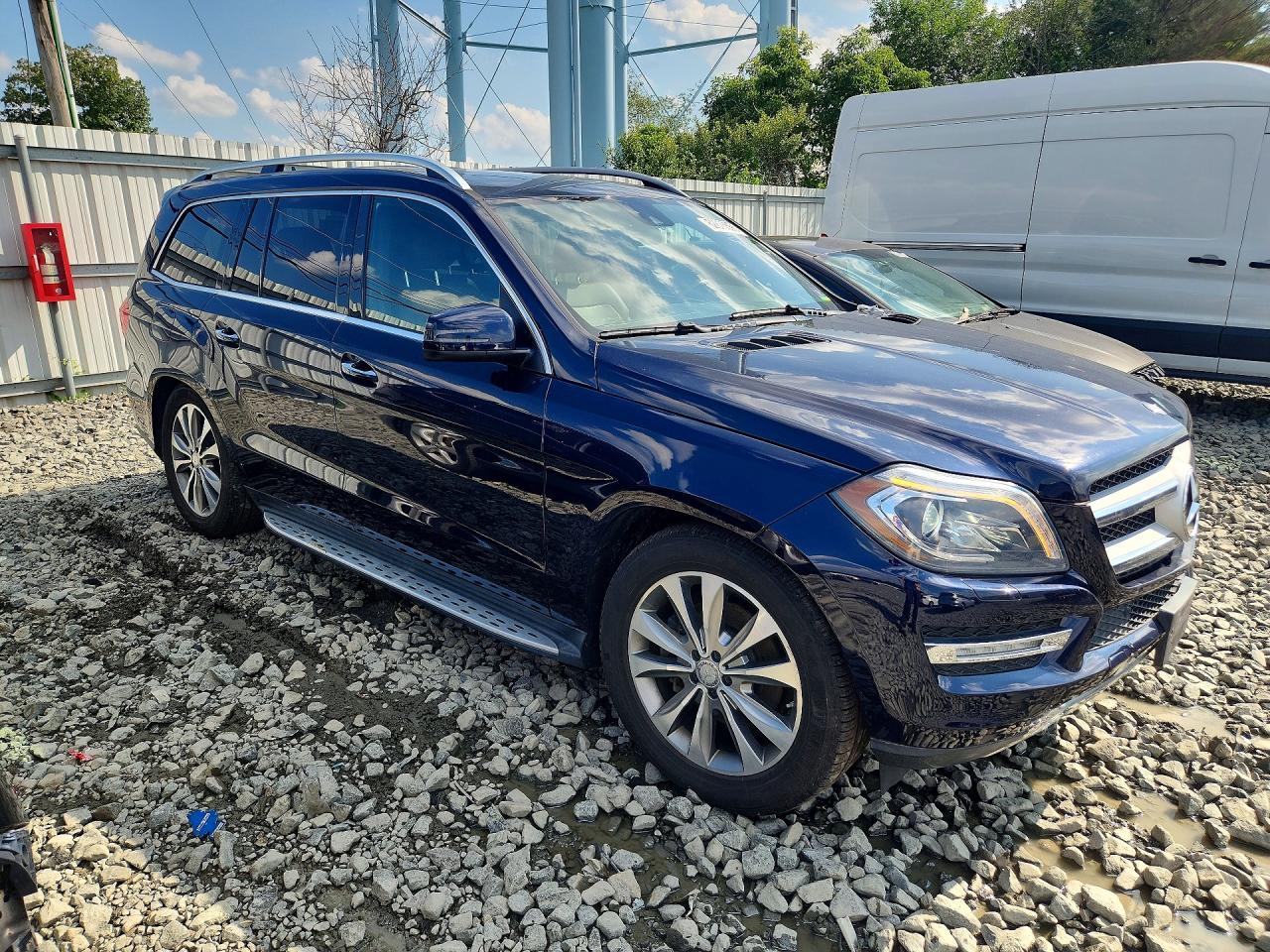 2015 Mercedes-benz Gl 450 4matic Blue vin: 4JGDF6EE3FA569561