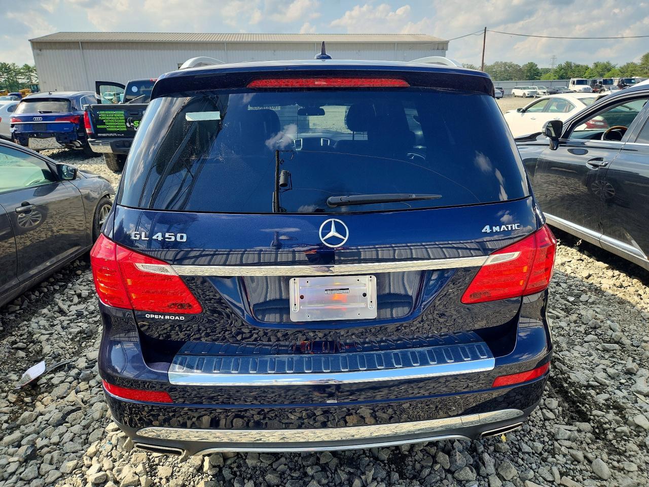 2015 Mercedes-benz Gl 450 4matic Blue vin: 4JGDF6EE3FA569561