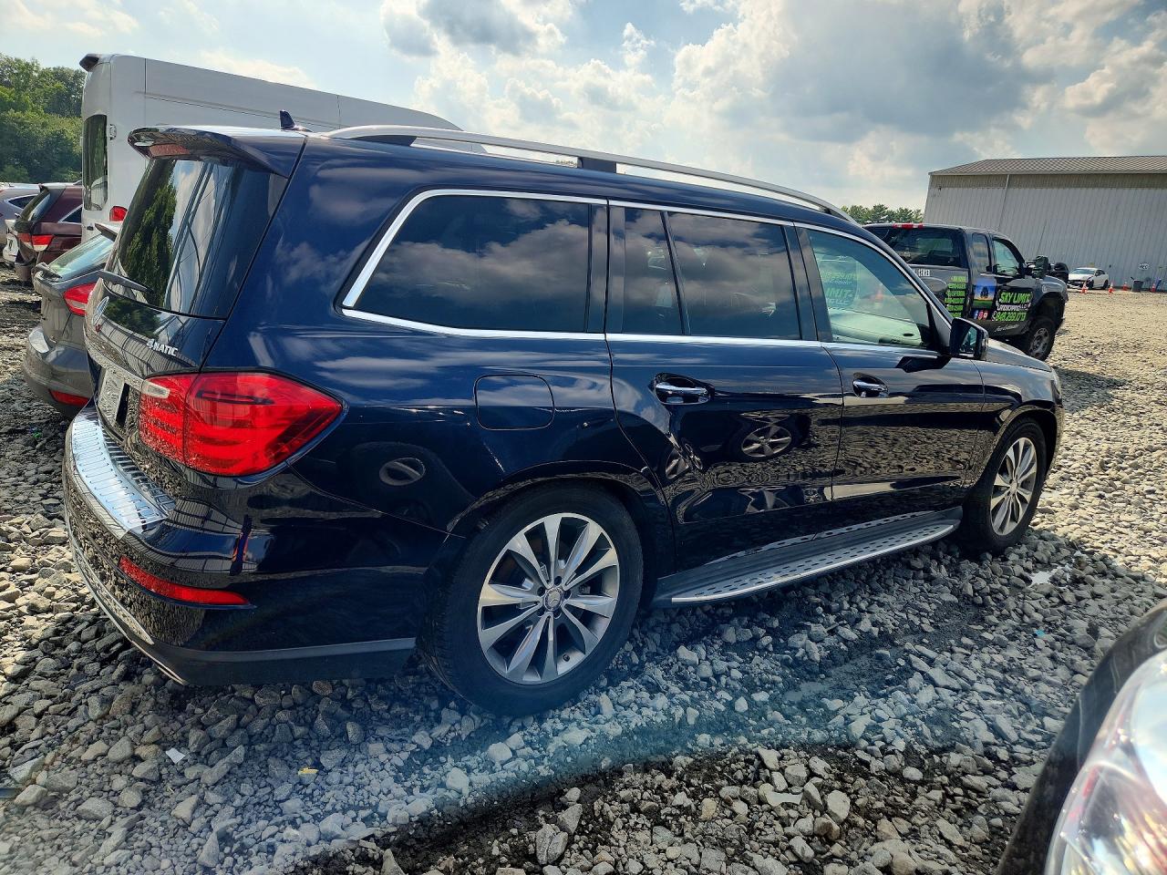 2015 Mercedes-benz Gl 450 4matic Blue vin: 4JGDF6EE3FA569561