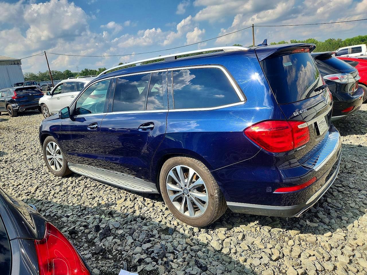 2015 Mercedes-benz Gl 450 4matic Blue vin: 4JGDF6EE3FA569561