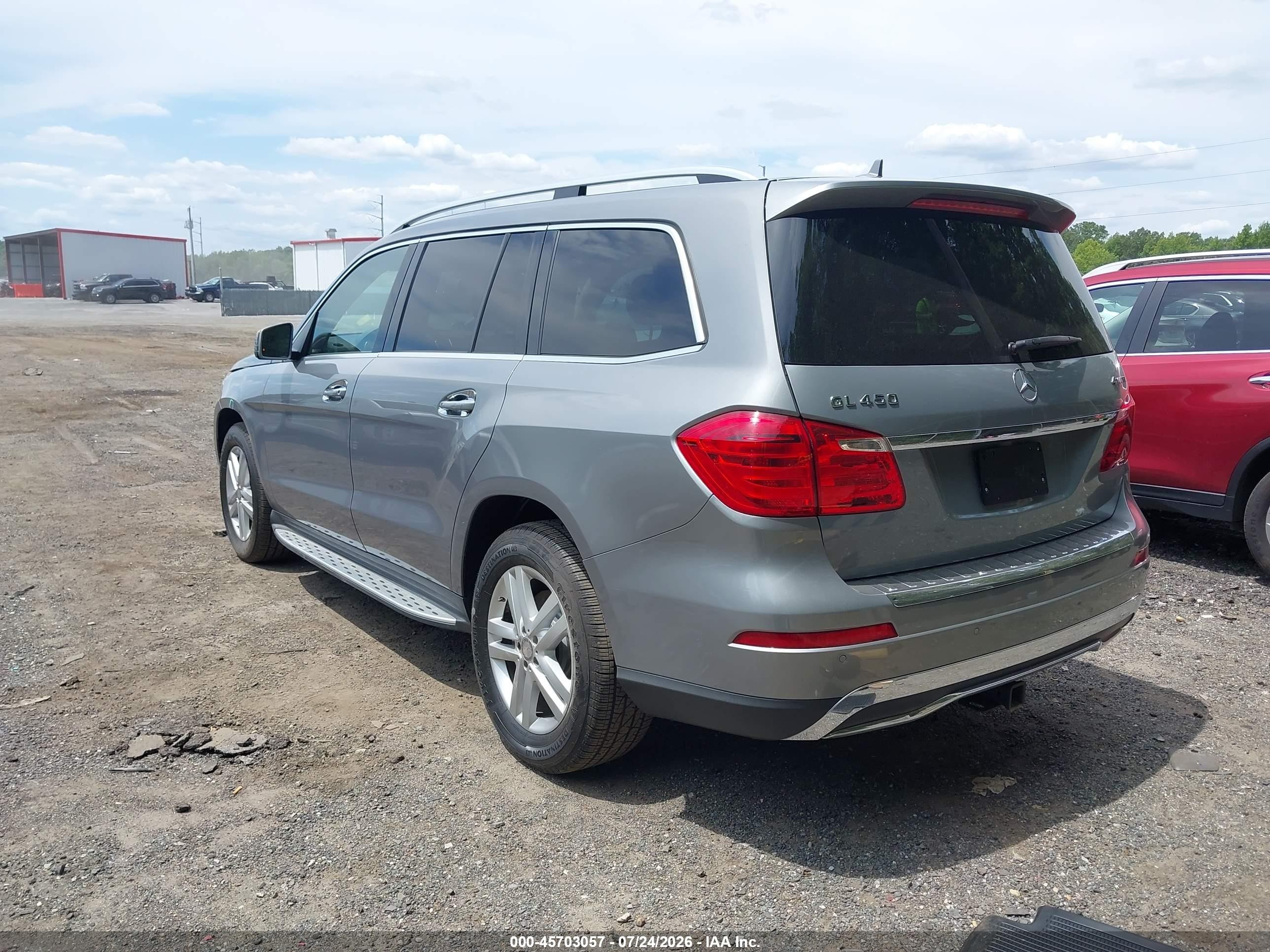 2015 Mercedes-benz Gl 450 4matic Silver vin: 4JGDF6EE3FA573044