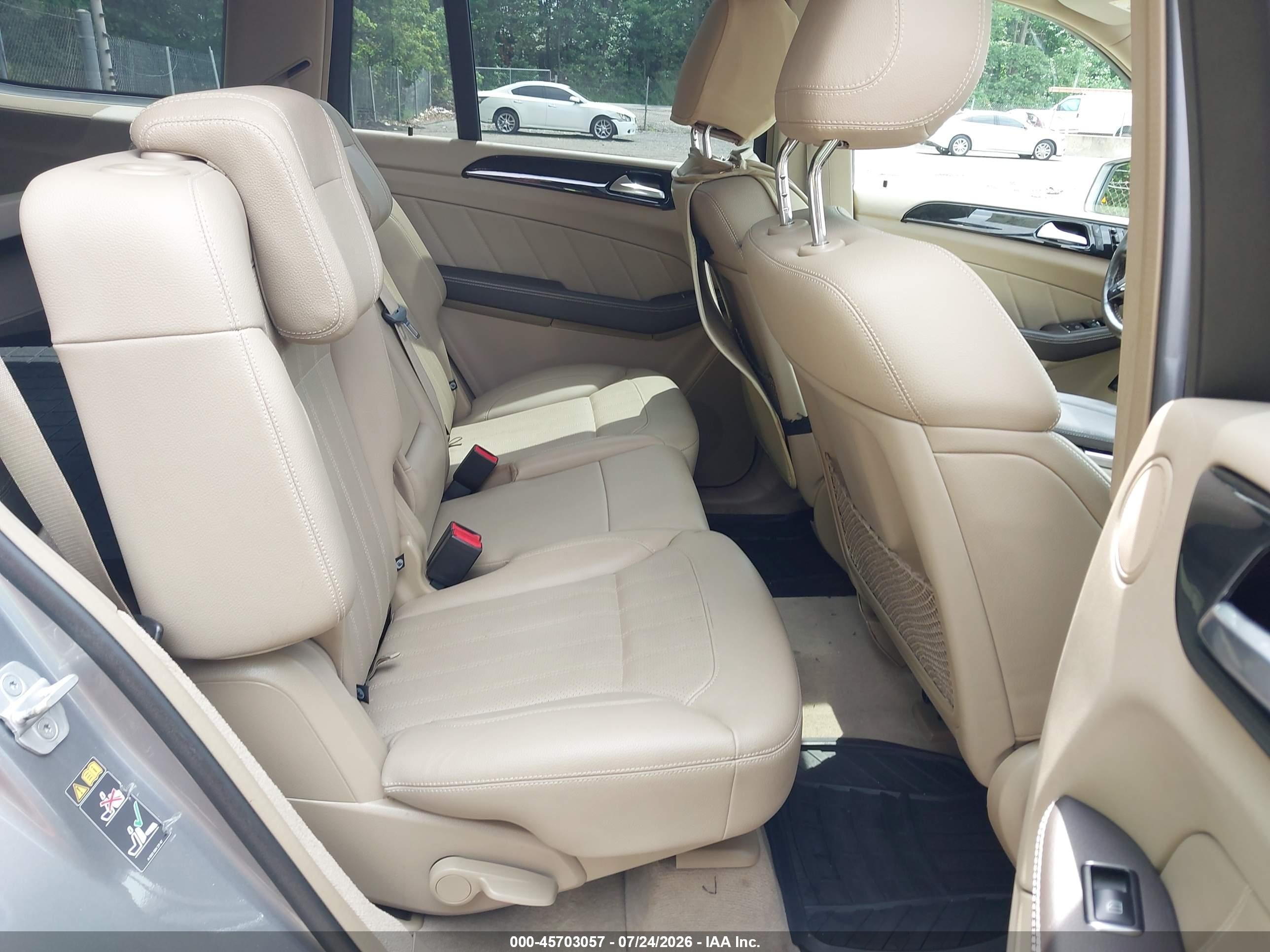 2015 Mercedes-benz Gl 450 4matic Silver vin: 4JGDF6EE3FA573044