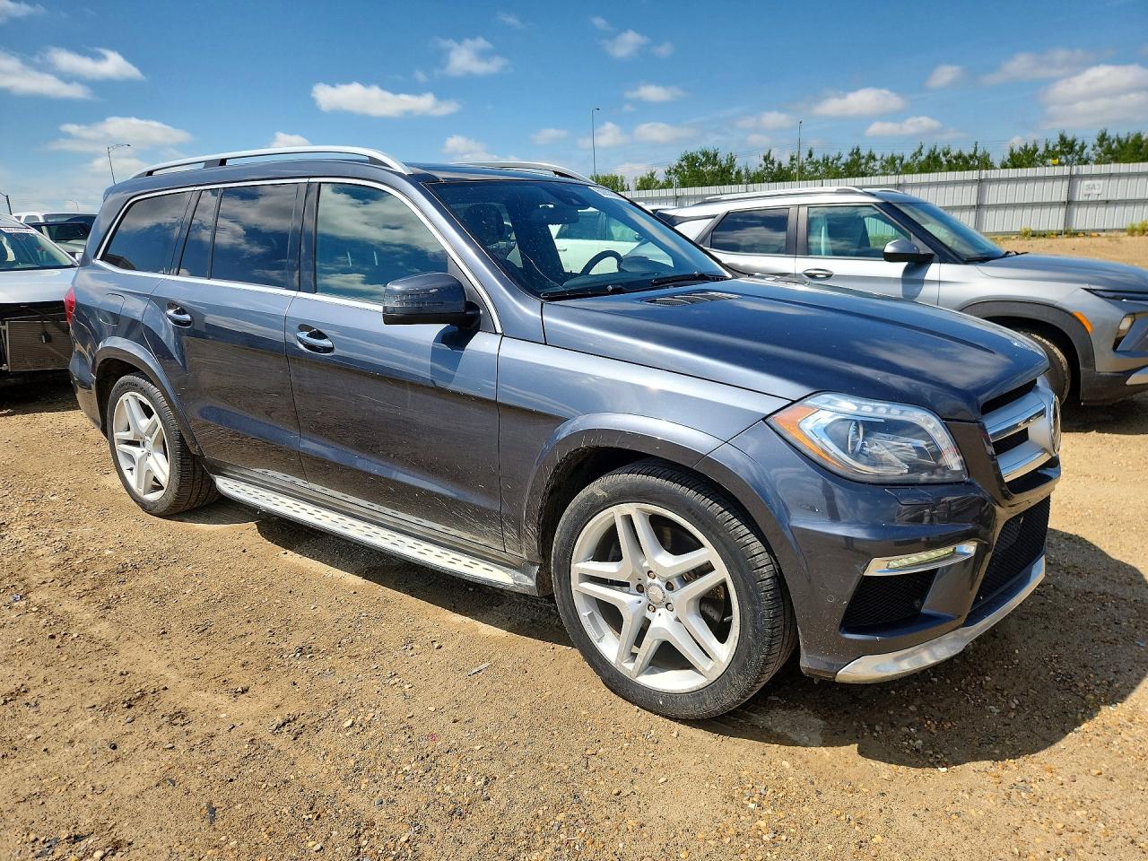 2015 Mercedes-benz Gl 450 4matic Charcoal vin: 4JGDF6EE3FA596503
