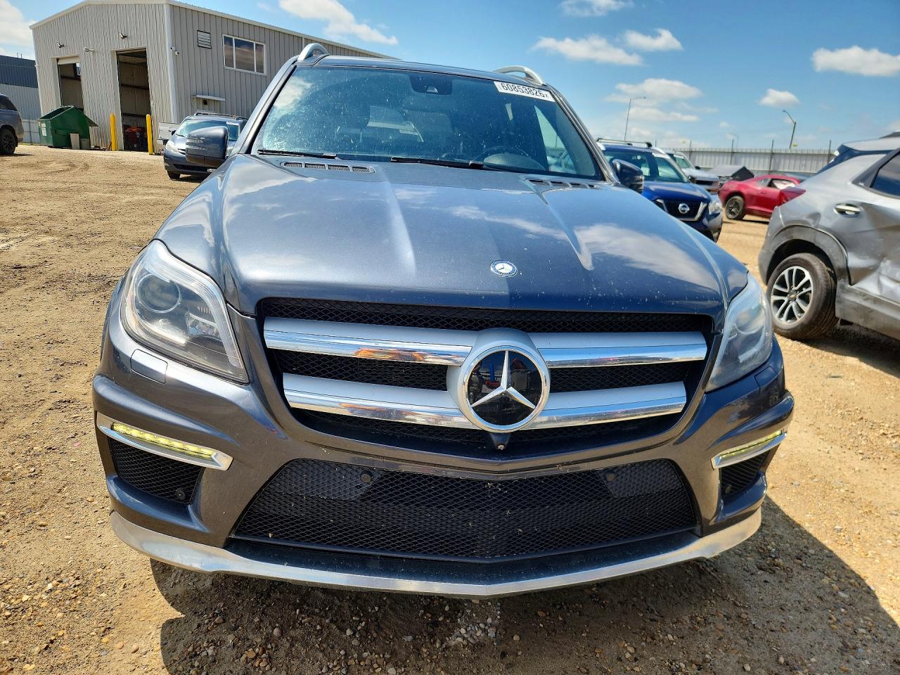 2015 Mercedes-benz Gl 450 4matic Charcoal vin: 4JGDF6EE3FA596503