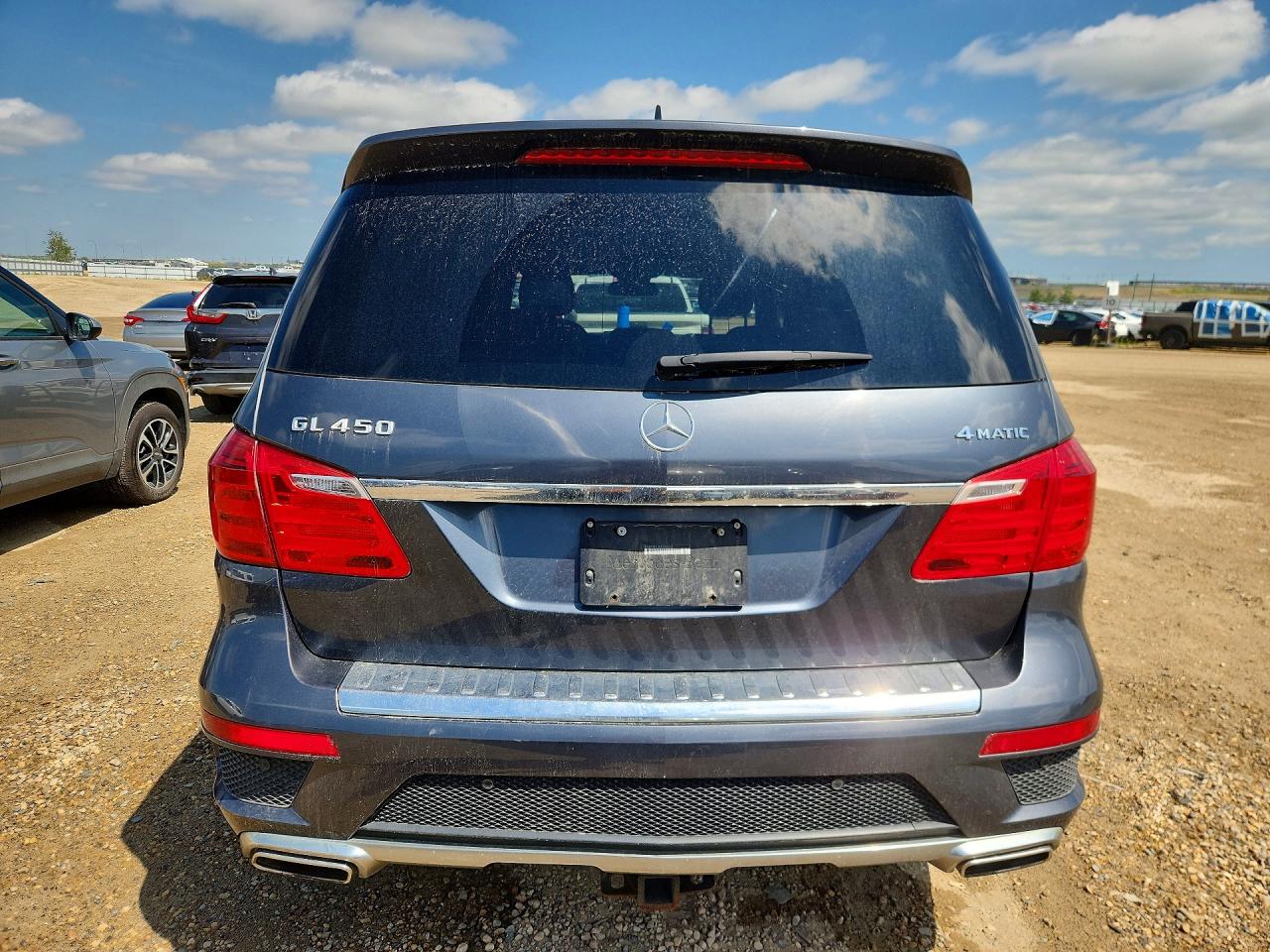 2015 Mercedes-benz Gl 450 4matic Charcoal vin: 4JGDF6EE3FA596503