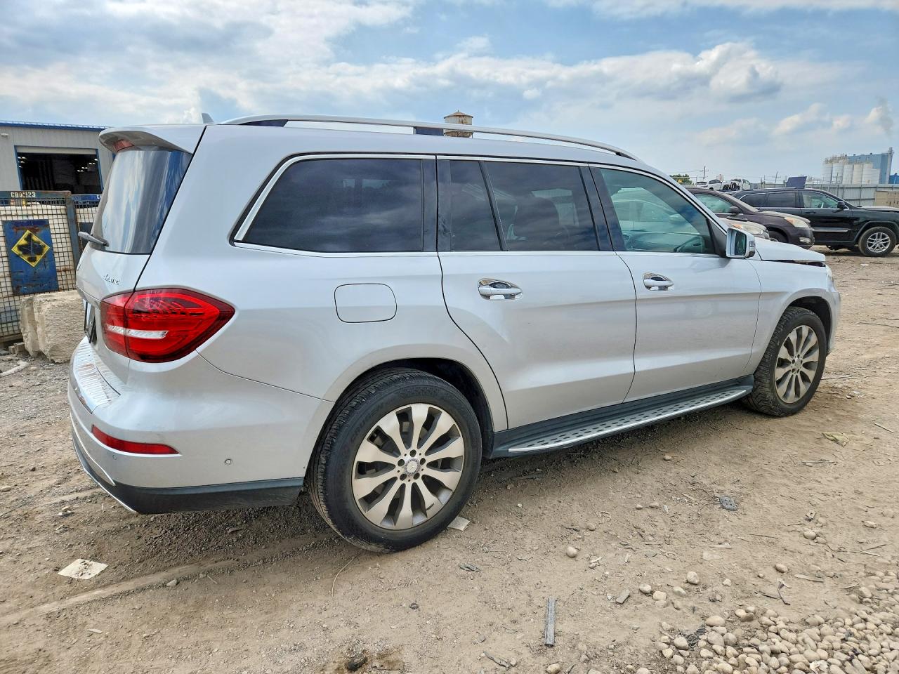 2017 Mercedes-benz Gls 450 4matic Silver vin: 4JGDF6EE3HA845899