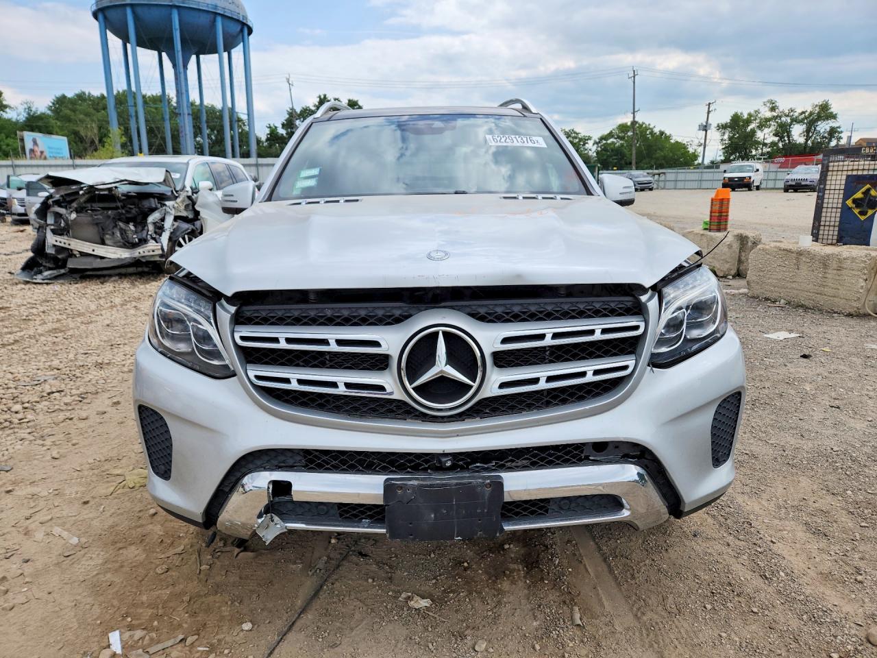 2017 Mercedes-benz Gls 450 4matic Silver vin: 4JGDF6EE3HA845899