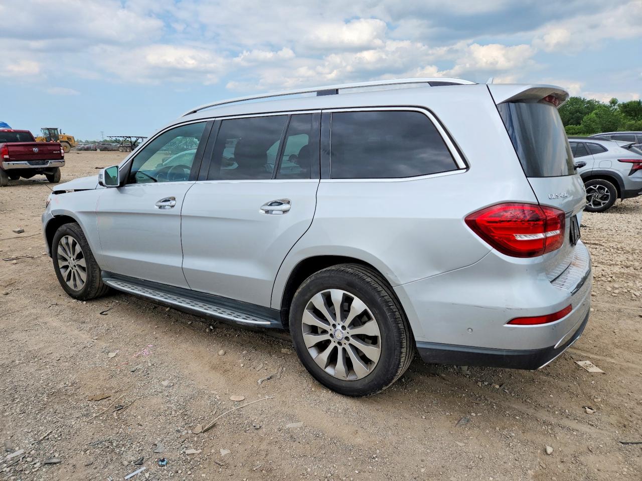 2017 Mercedes-benz Gls 450 4matic Silver vin: 4JGDF6EE3HA845899