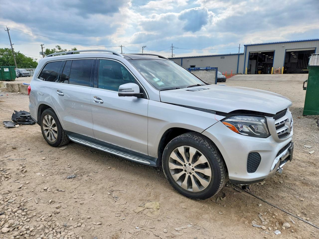 2017 Mercedes-benz Gls 450 4matic Silver vin: 4JGDF6EE3HA845899