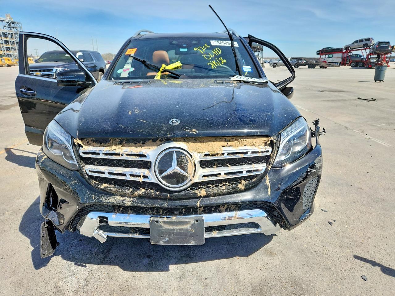 2019 Mercedes-benz Gls Black vin: 4JGDF6EE3KB227208