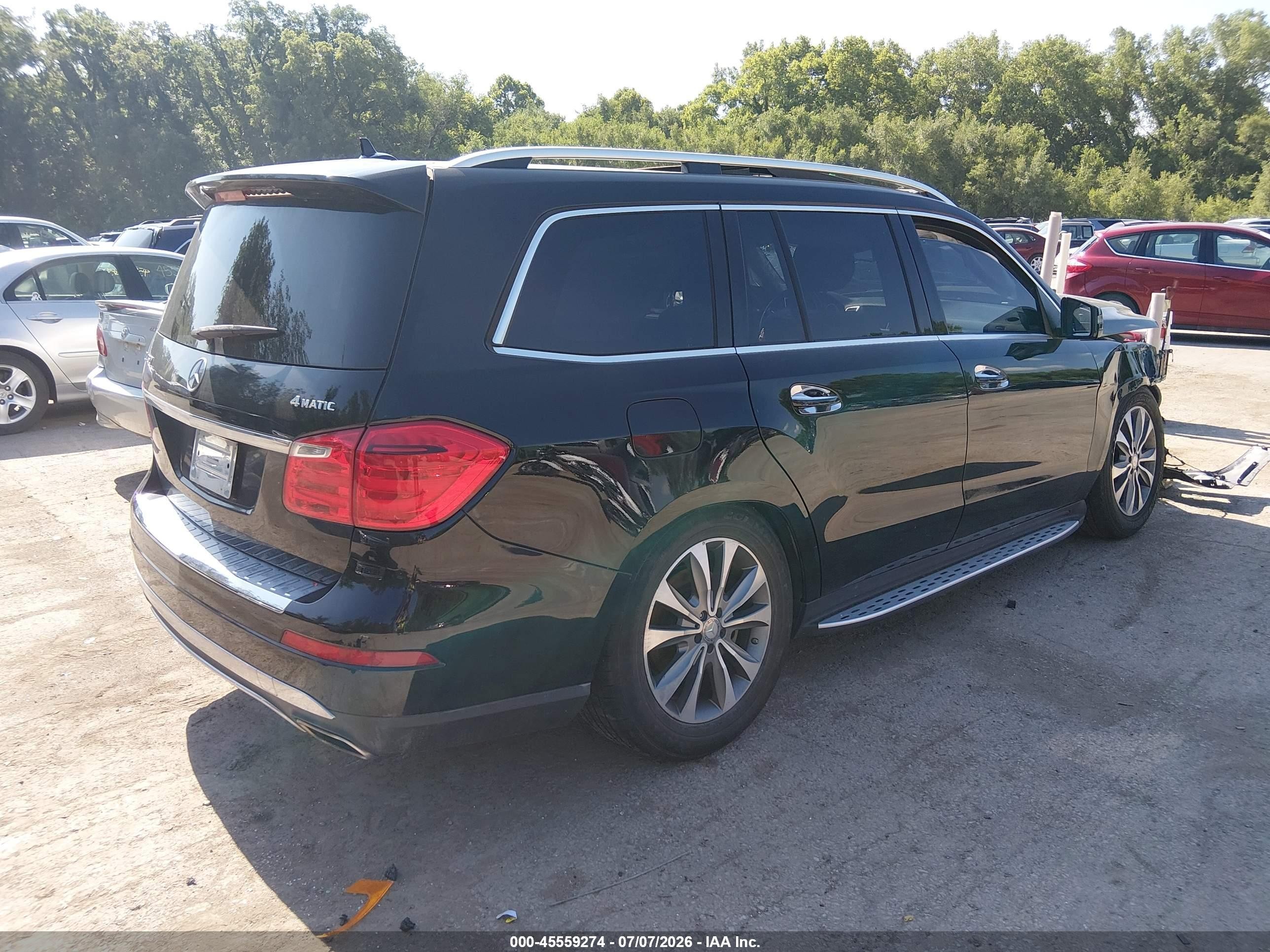 2015 Mercedes-benz Gl 450 4matic Black vin: 4JGDF6EE4FA475950