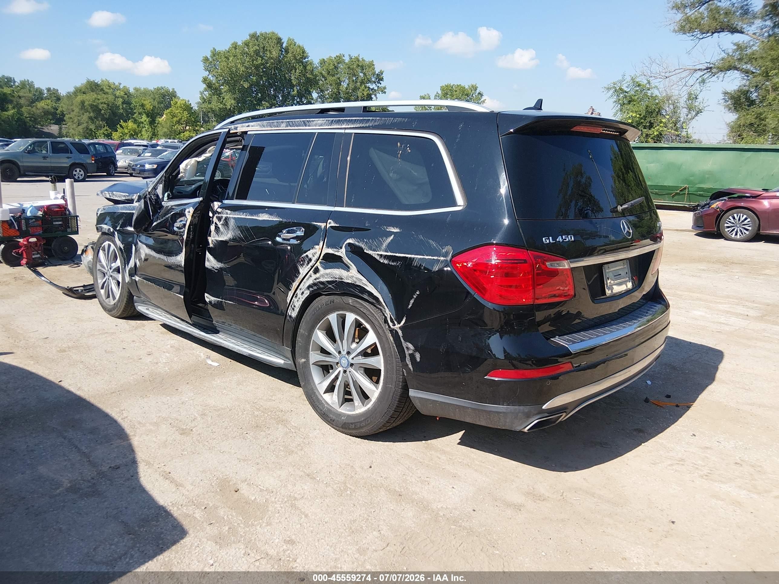 2015 Mercedes-benz Gl 450 4matic Black vin: 4JGDF6EE4FA475950