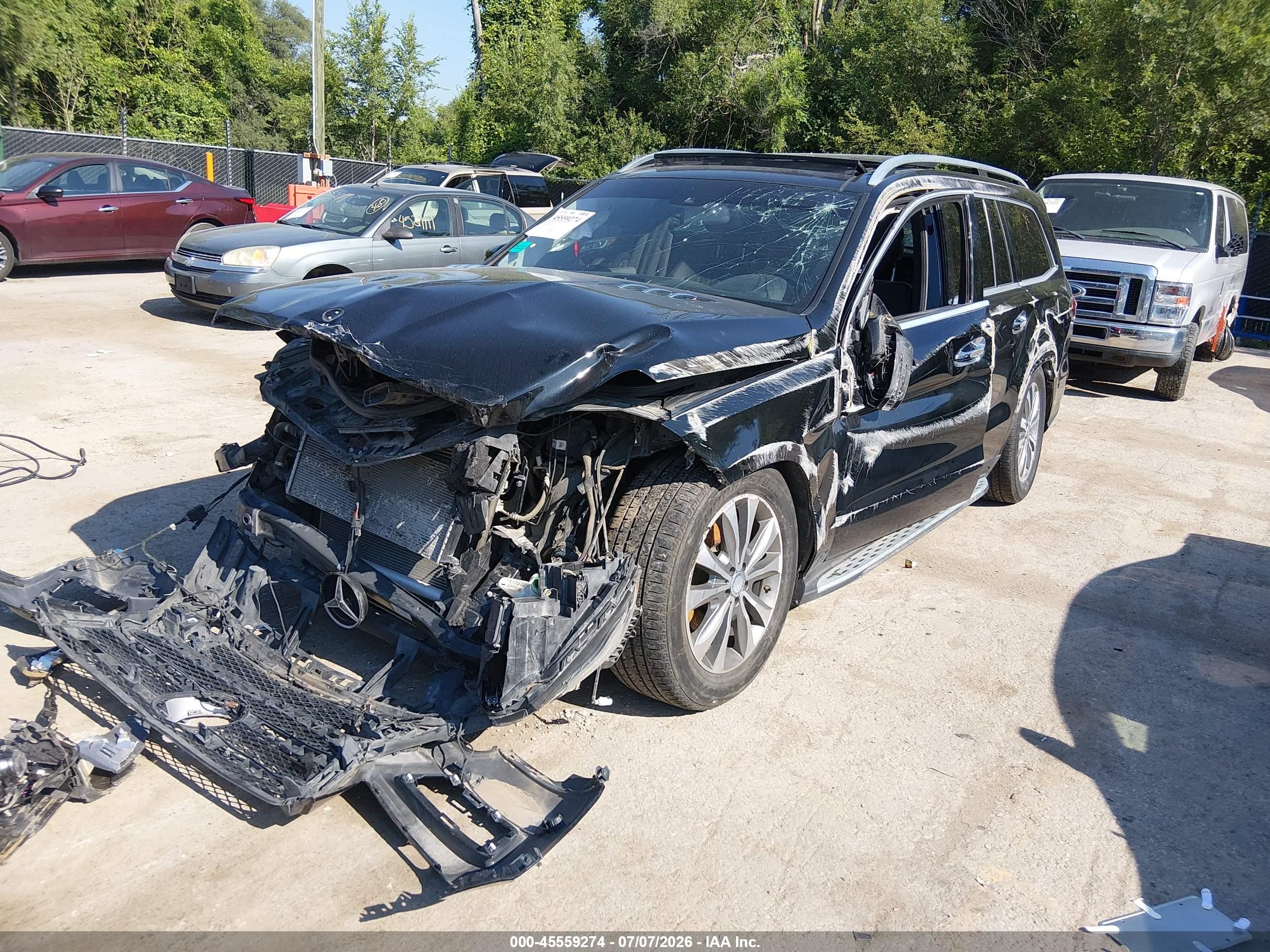 2015 Mercedes-benz Gl 450 4matic Black vin: 4JGDF6EE4FA475950