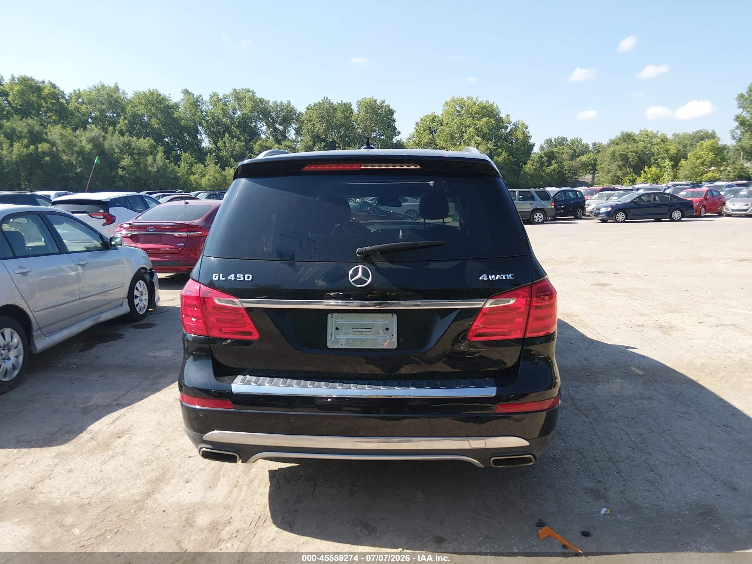 2015 Mercedes-benz Gl 450 4matic Black vin: 4JGDF6EE4FA475950