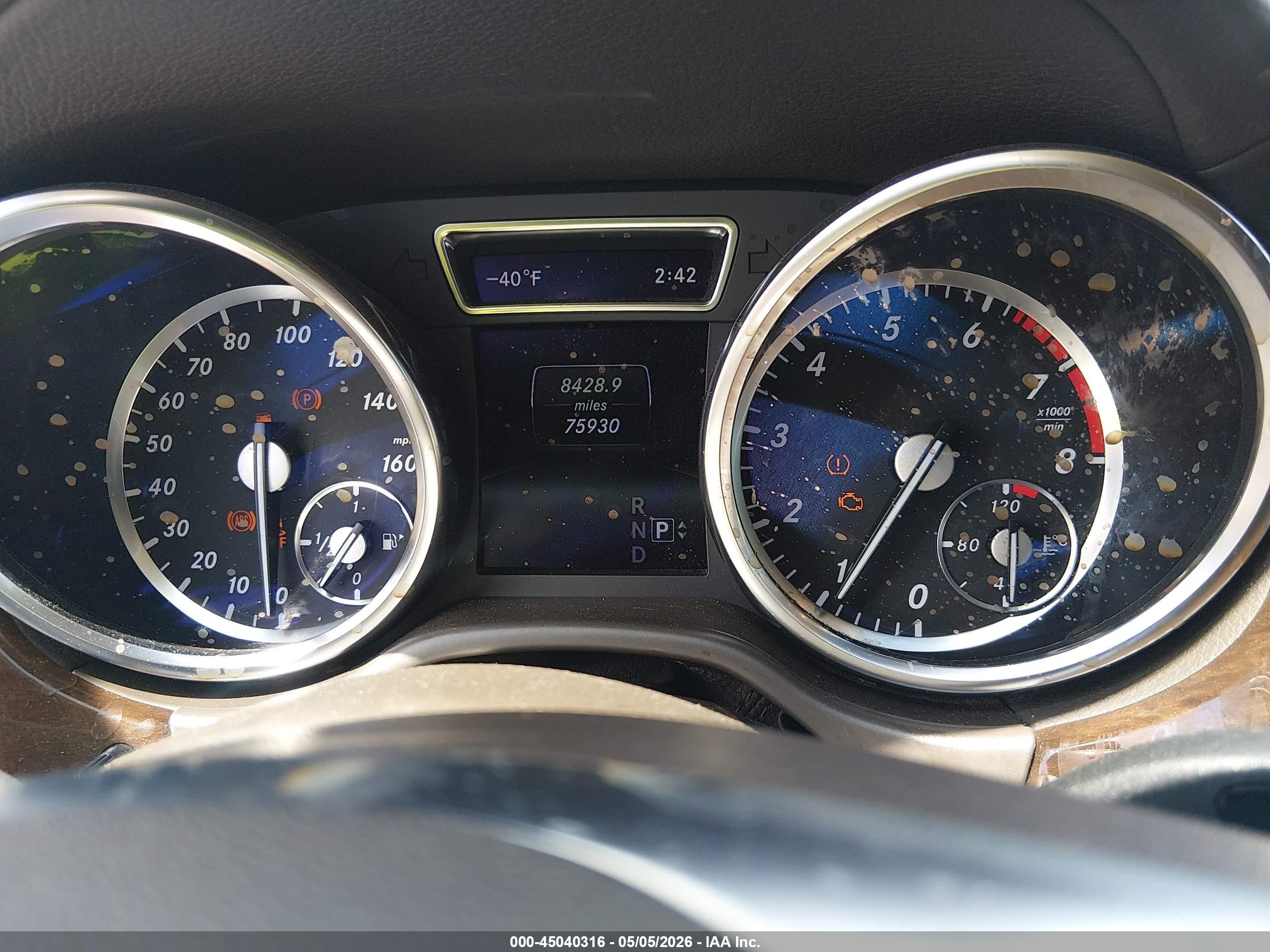 2015 Mercedes-benz Gl 450 4matic Blue vin: 4JGDF6EE4FA481540