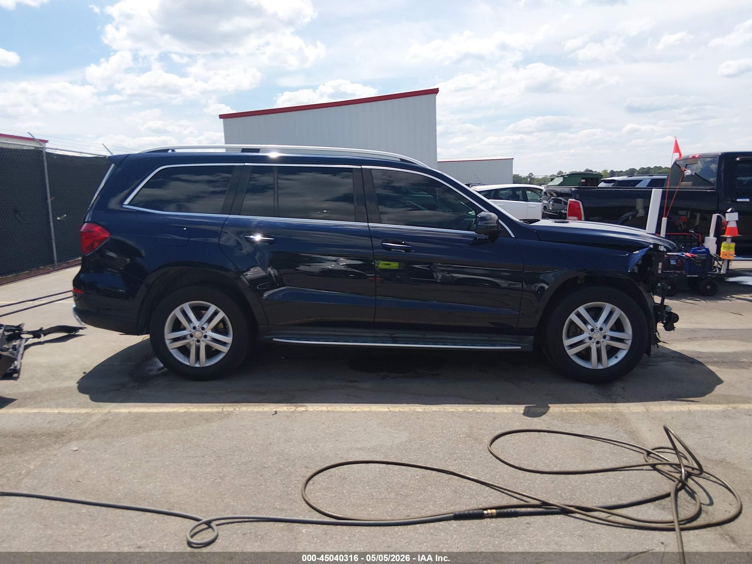2015 Mercedes-benz Gl 450 4matic Blue vin: 4JGDF6EE4FA481540
