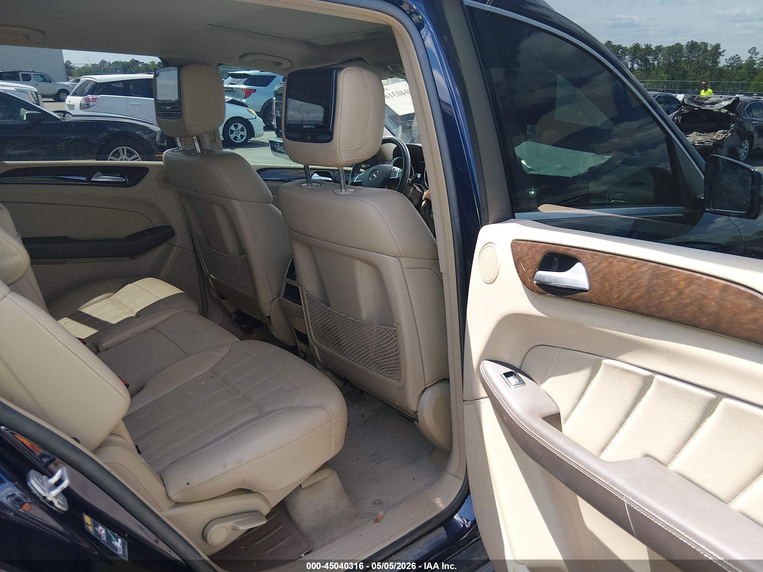 2015 Mercedes-benz Gl 450 4matic Blue vin: 4JGDF6EE4FA481540