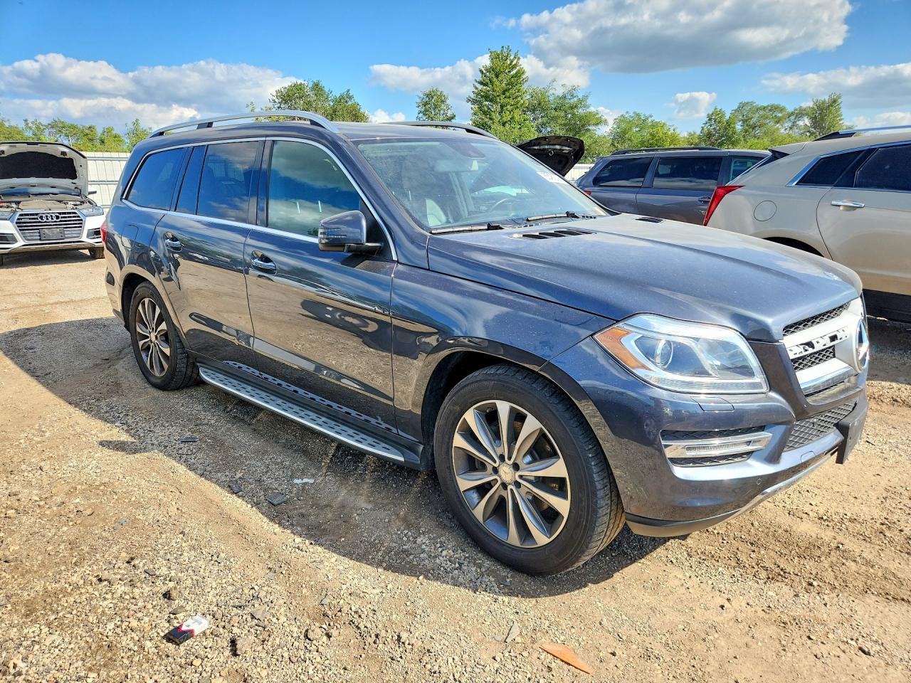 2015 Mercedes-benz Gl 450 4matic Gray vin: 4JGDF6EE4FA491226