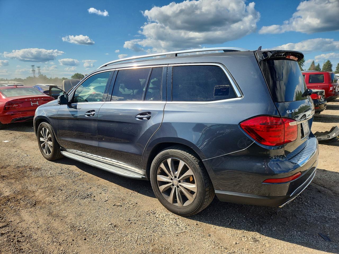 2015 Mercedes-benz Gl 450 4matic Gray vin: 4JGDF6EE4FA491226