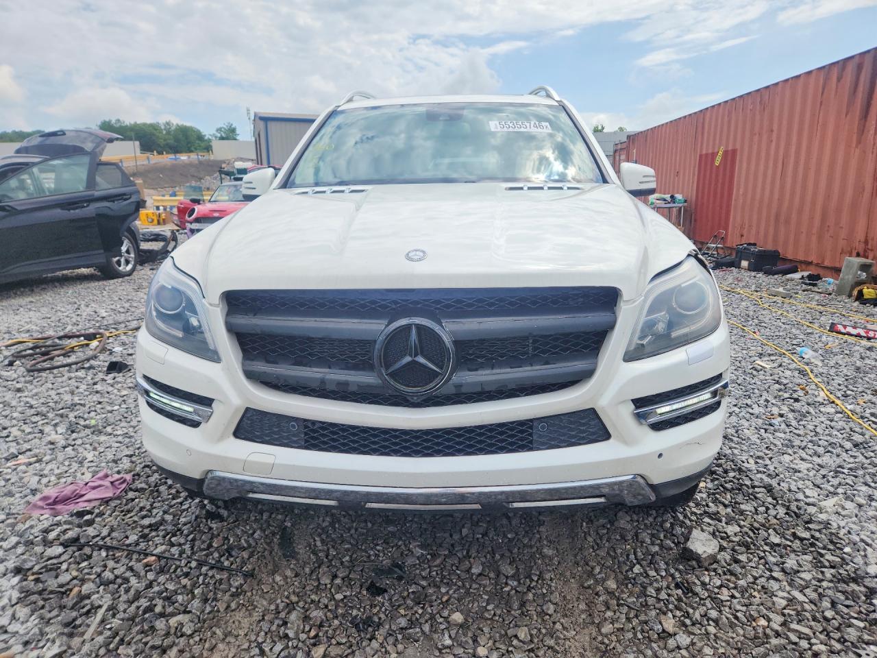 2015 Mercedes-benz Gl 450 4matic White vin: 4JGDF6EE4FA532809