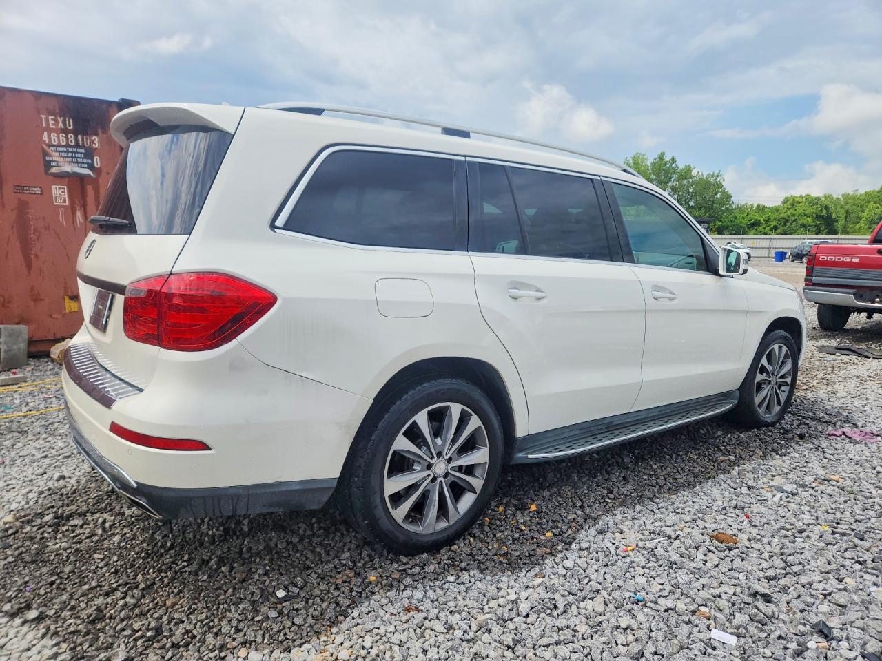 2015 Mercedes-benz Gl 450 4matic White vin: 4JGDF6EE4FA532809