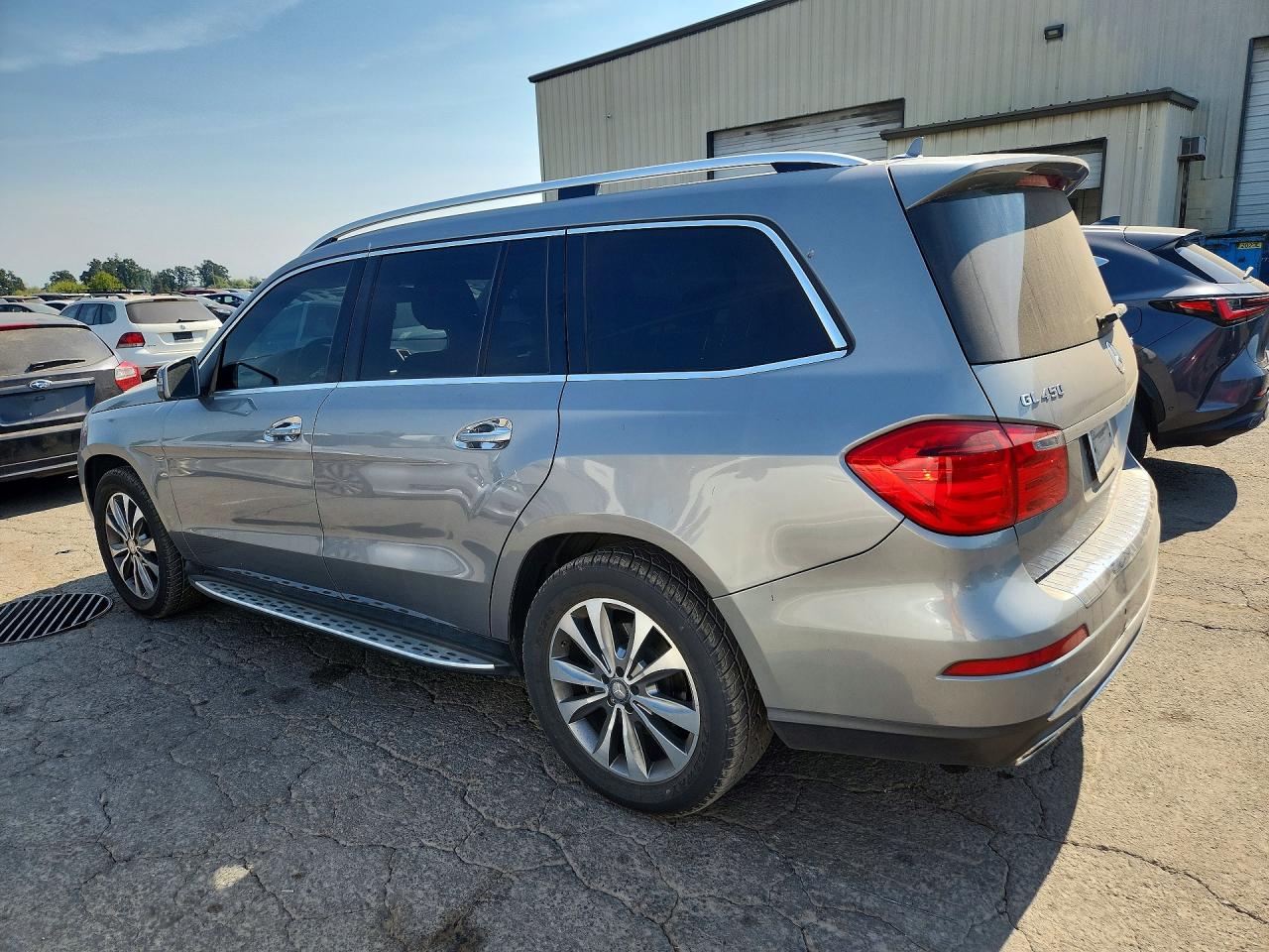 2015 Mercedes-benz Gl 450 4matic Gray vin: 4JGDF6EE4FA554941