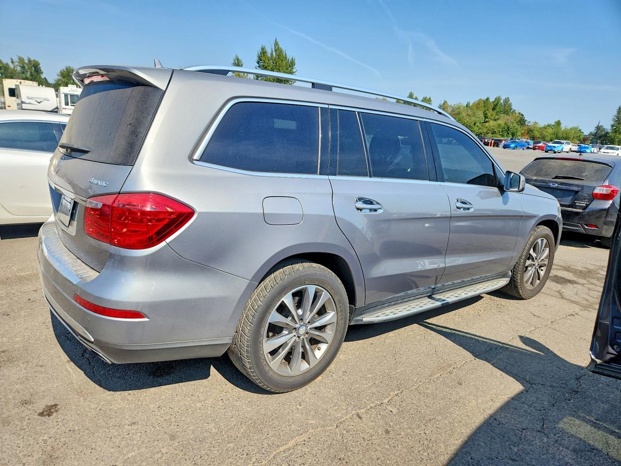 2015 Mercedes-benz Gl 450 4matic Gray vin: 4JGDF6EE4FA554941