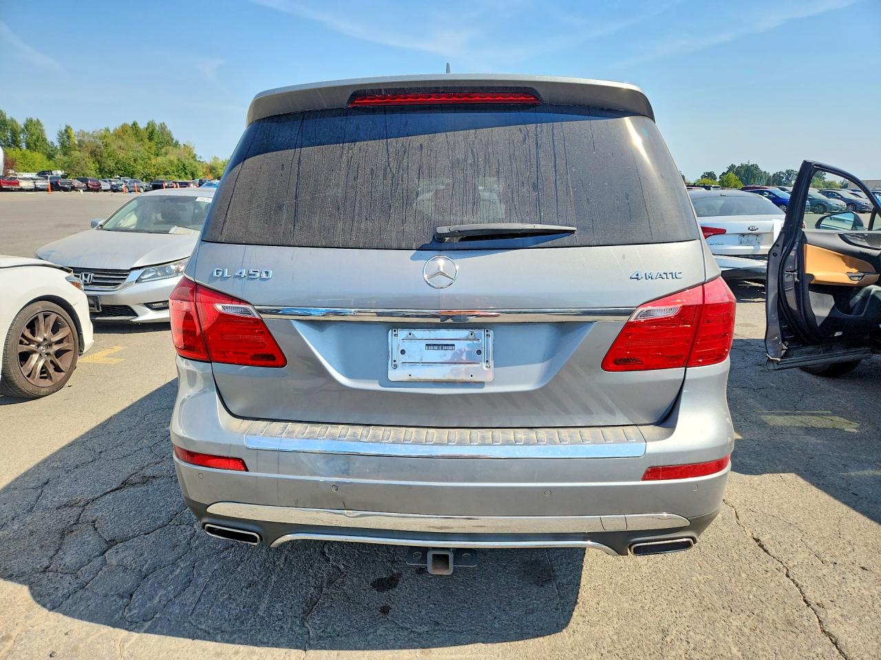 2015 Mercedes-benz Gl 450 4matic Gray vin: 4JGDF6EE4FA554941
