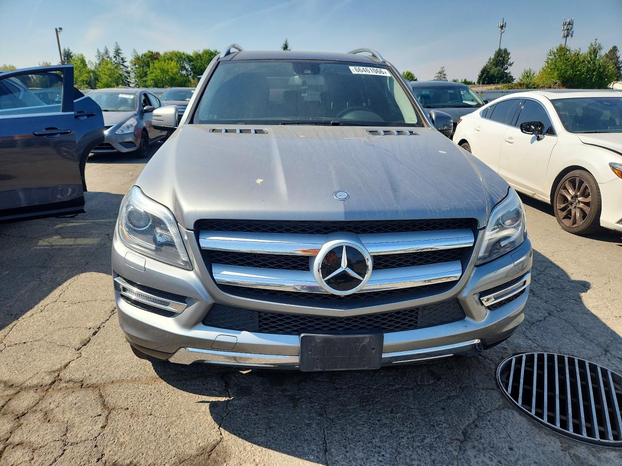 2015 Mercedes-benz Gl 450 4matic Gray vin: 4JGDF6EE4FA554941